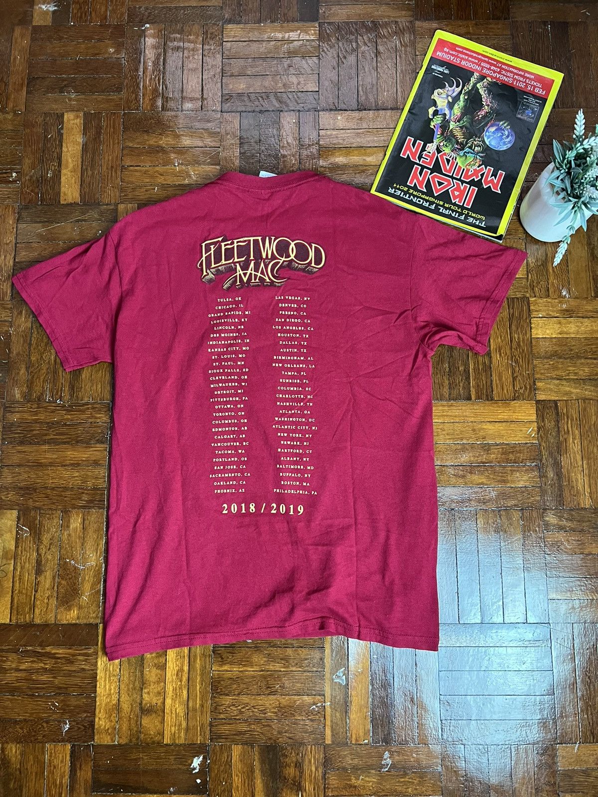 Band Tees Fleetwood Mac Tour Official Merch Band Size US M / EU 48-50 / 2 - 2 Thumbnail