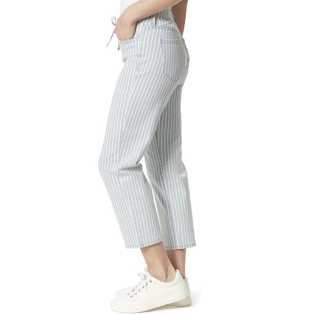 Other NWT New FRAYED Cropped Lace-Up Jeans Size 10/30 Size 30" / US 8 / IT 44 - 2 Thumbnail