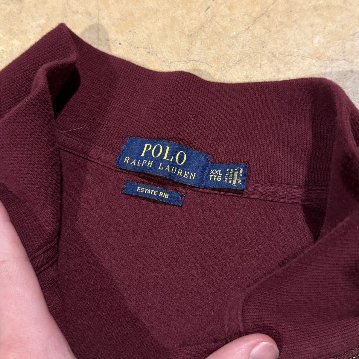 Polo Ralph Lauren Polo Ralph Lauren Estate Rib Pony Quarter Zip Sweater Size US XXL / EU 58 / 5 - 5 Thumbnail