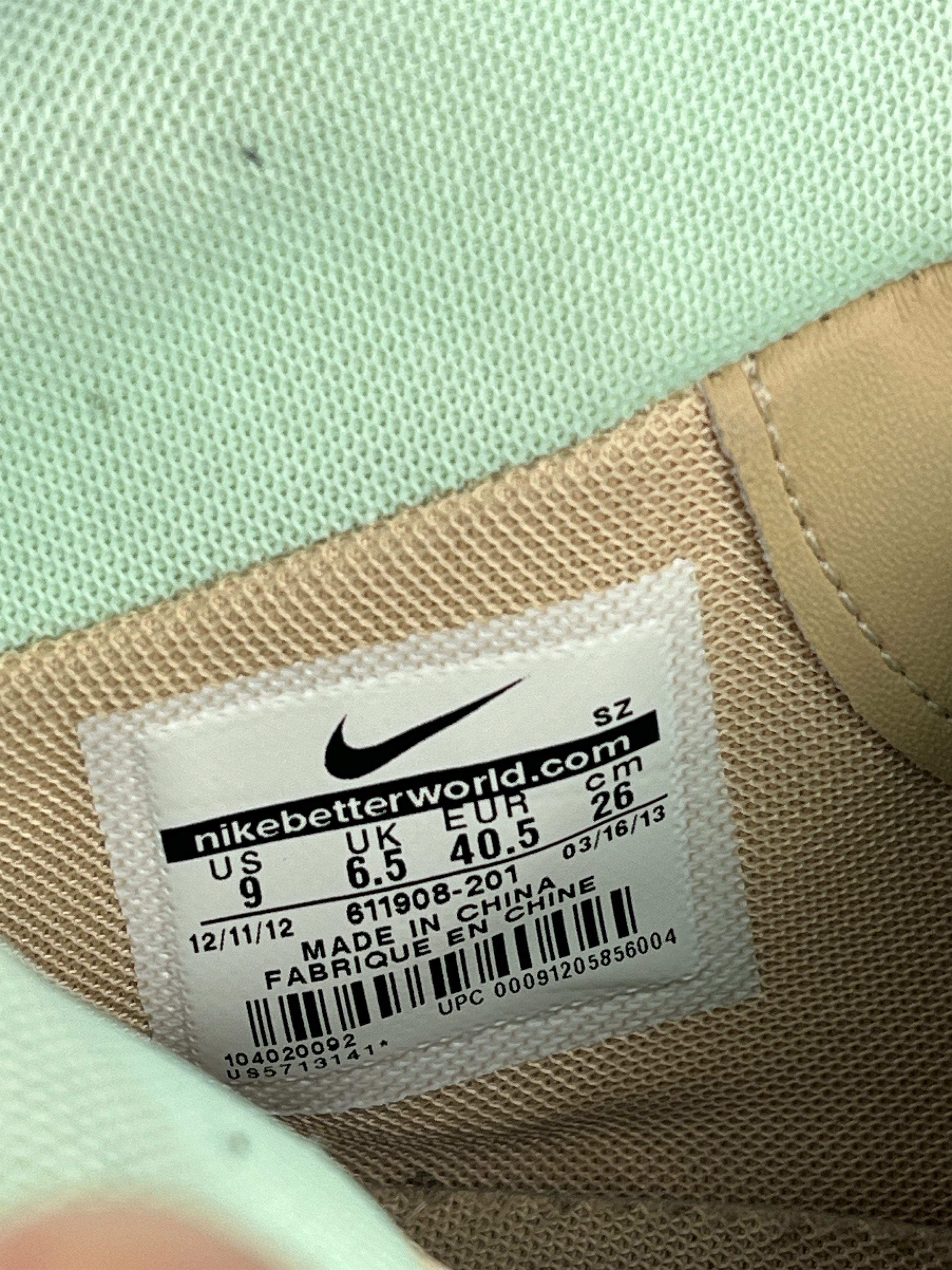 Nike Nike Dunk Sky High VT QS 'Vachetta Tan Arctic Green' Shoes Size US 6.5 / IT 36.5 - 15 Thumbnail