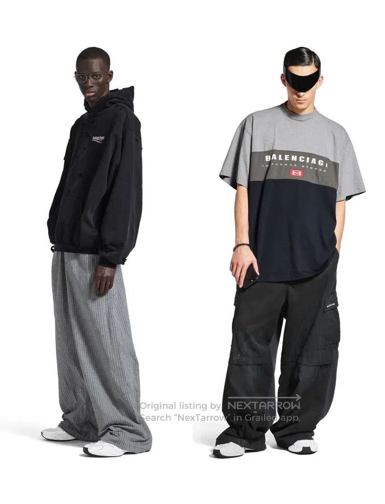 Balenciaga Balenciaga Contrast Short Sleeve Size US S / EU 44-46 / 1 - 7 Thumbnail