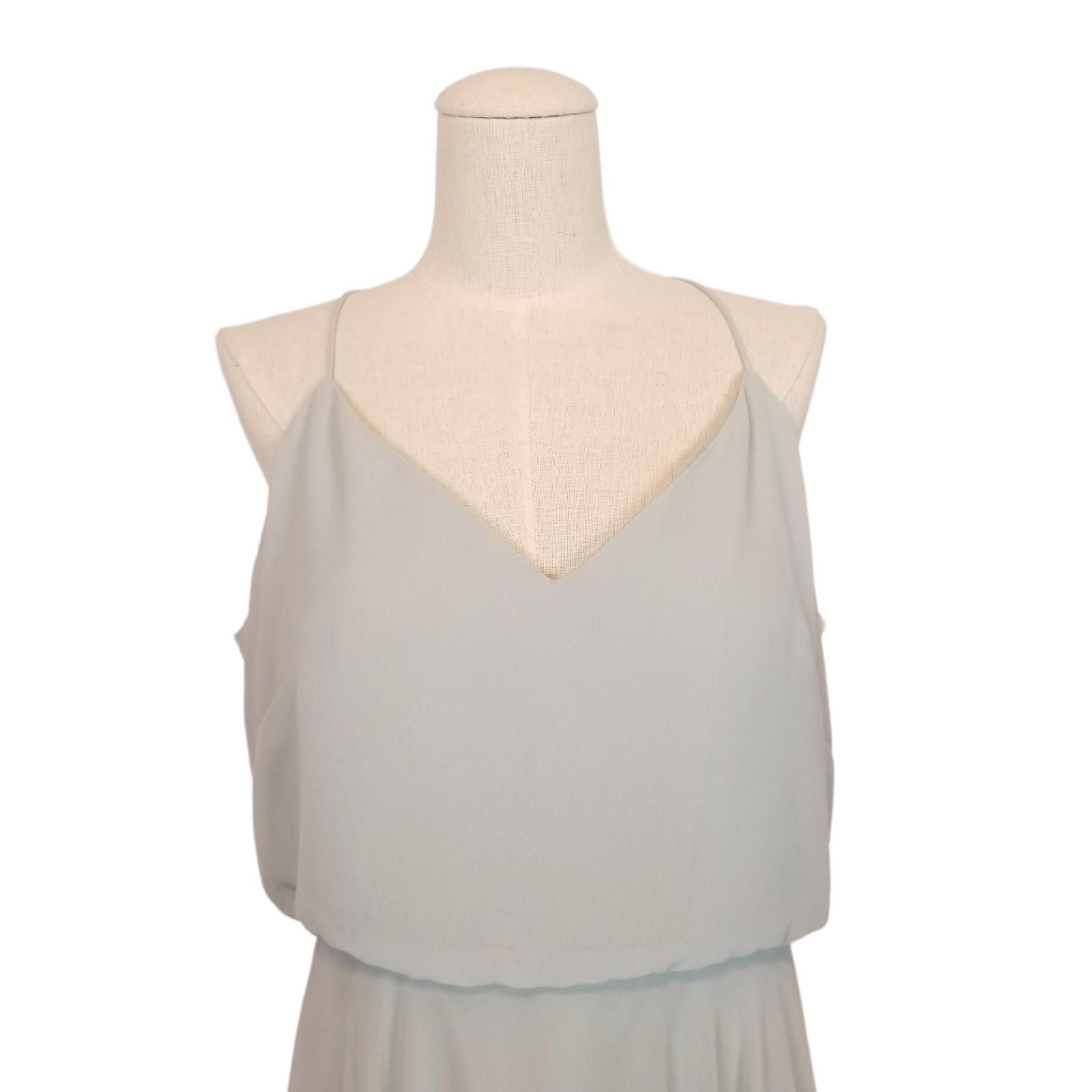 Other Jenny Yoo Collection Inesse Maxi Dress Morning Mist Sz 10 Size L / US 10 / IT 46 - 2 Thumbnail