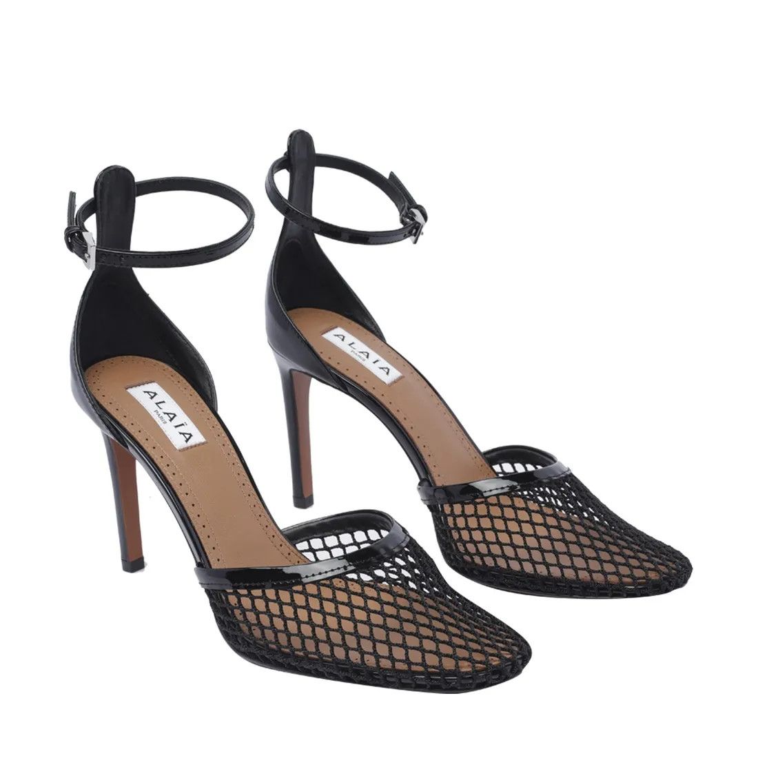 Alaia o1s22i1n0225 Patent Leather Pumps in Black Size US 11 / IT 41 - 2 Thumbnail