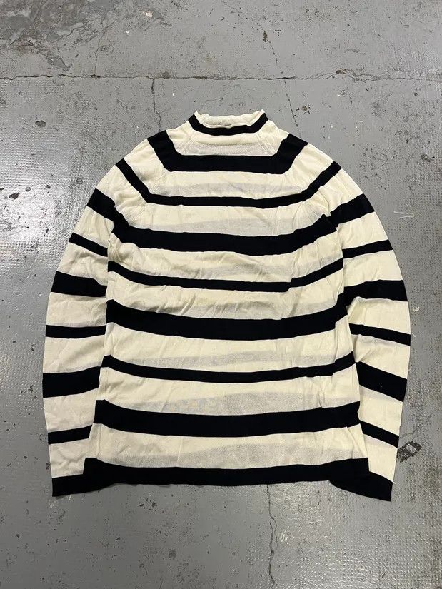 Prada 2000s Prada Black & White Striped Sweater Size US M / EU 48-50 / 2 - 1 Thumbnail