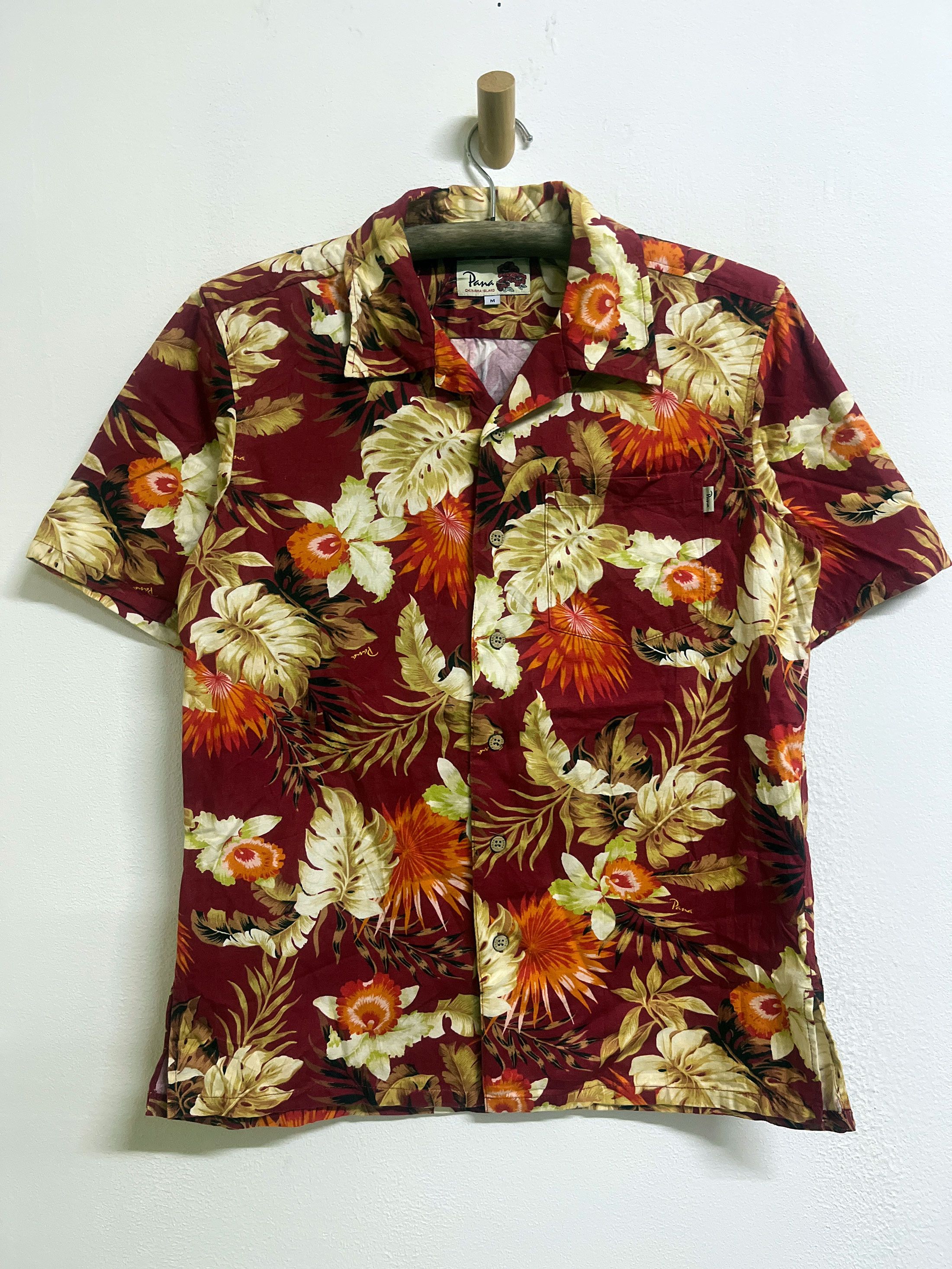 Japanese Brand Pana Okinawa Short Sleeve Hawaii Hawaiian Surf Size US M / EU 48-50 / 2 - 1 Thumbnail