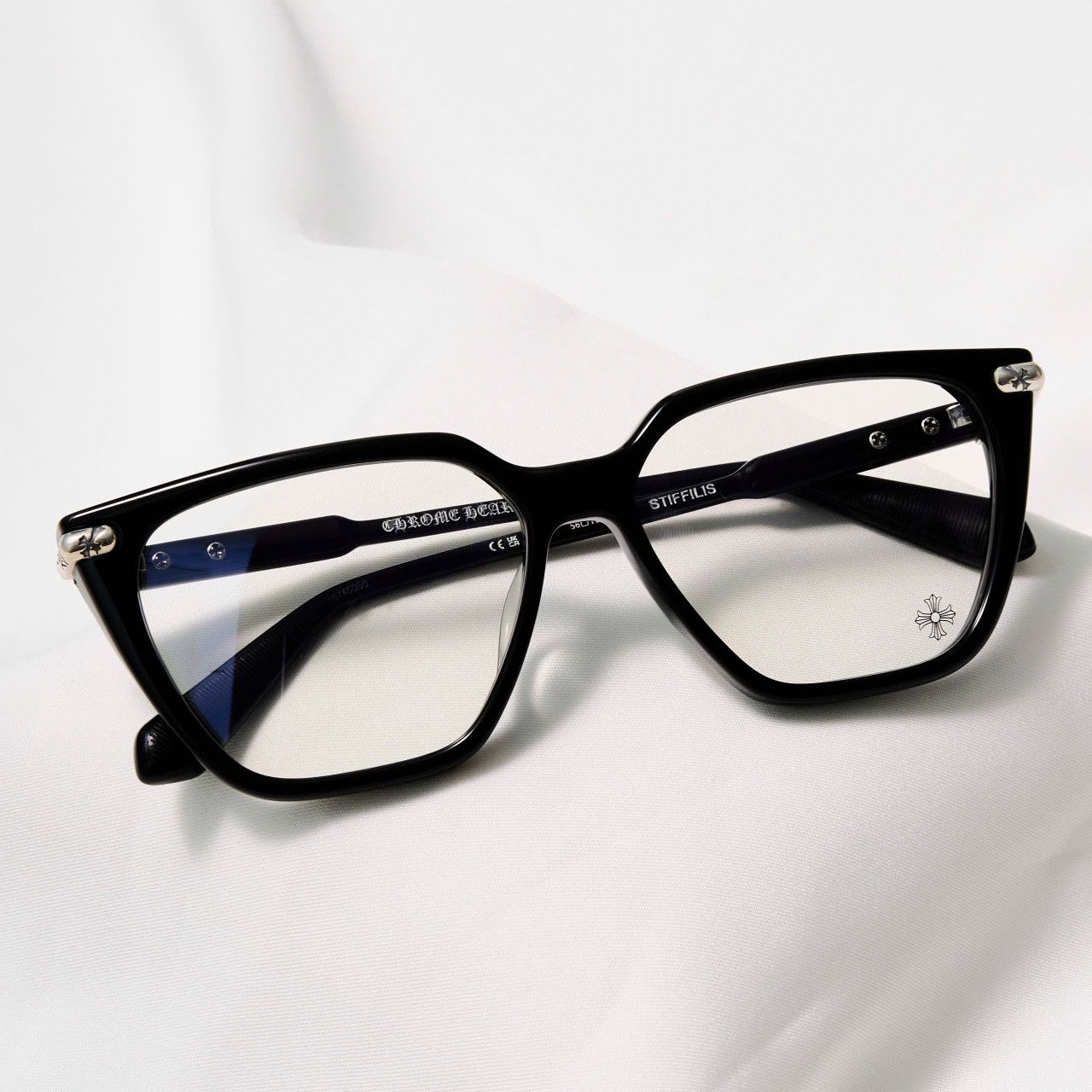 Chrome Hearts CHROME HEARTS STIFFILIS BLACK GLASSES Size ONE SIZE - 6 Thumbnail