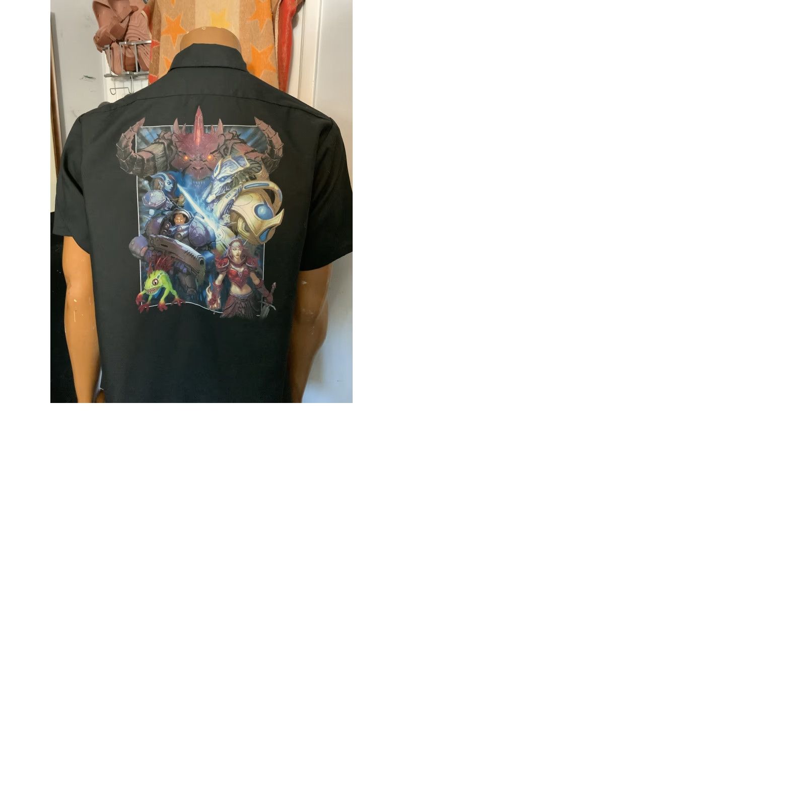 Red Kap VINTAGE Rare Blizzard Entertainment Development Team Employee Exclusive Red Kap S/S Button Shirt L Gray Mens Size US L / EU 52-54 / 3 - 9 Thumbnail