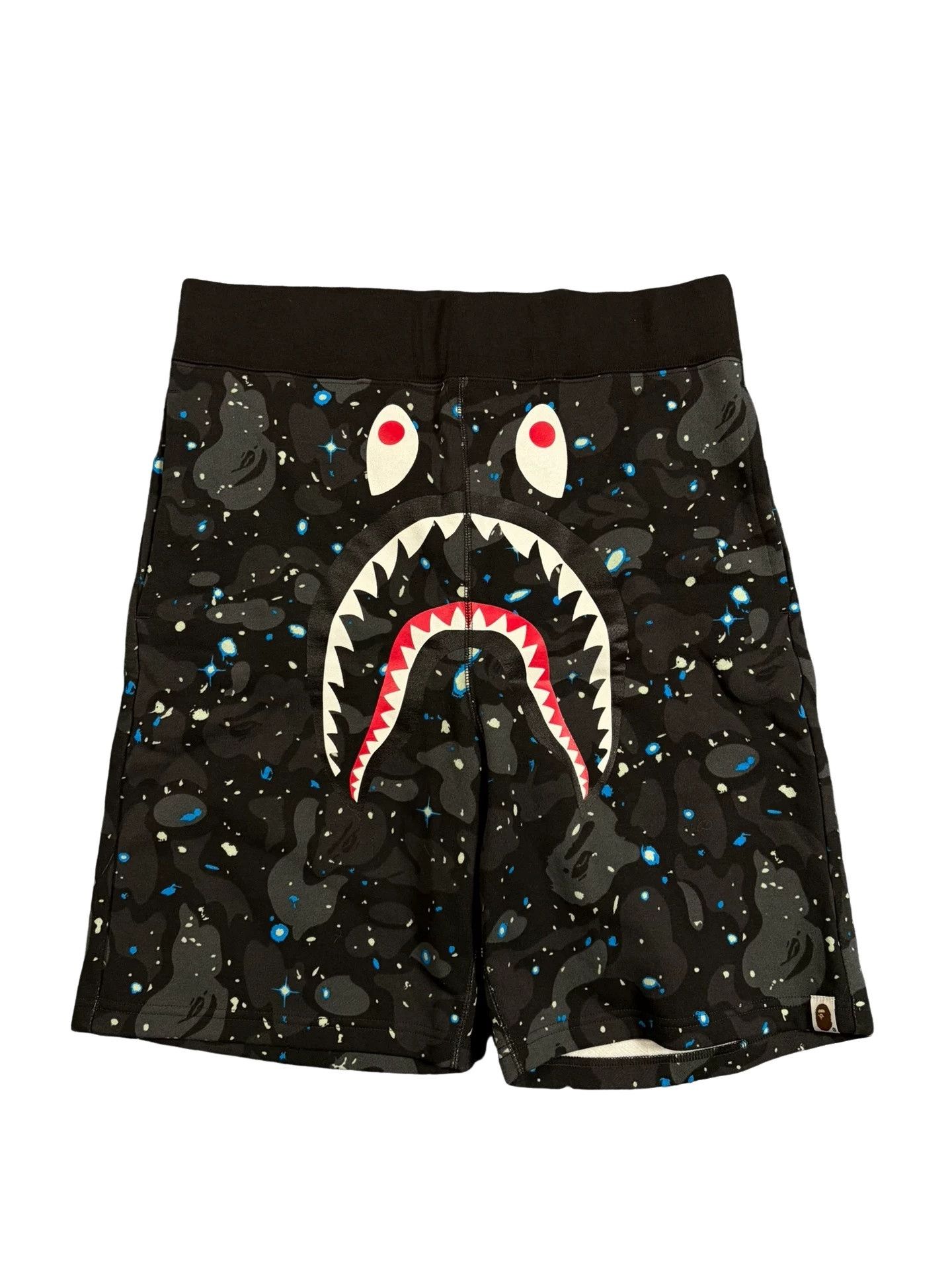 Bape A Bathing Ape Space Camo Shark Shorts Size S Size US 30 / EU 46 - 1 Thumbnail