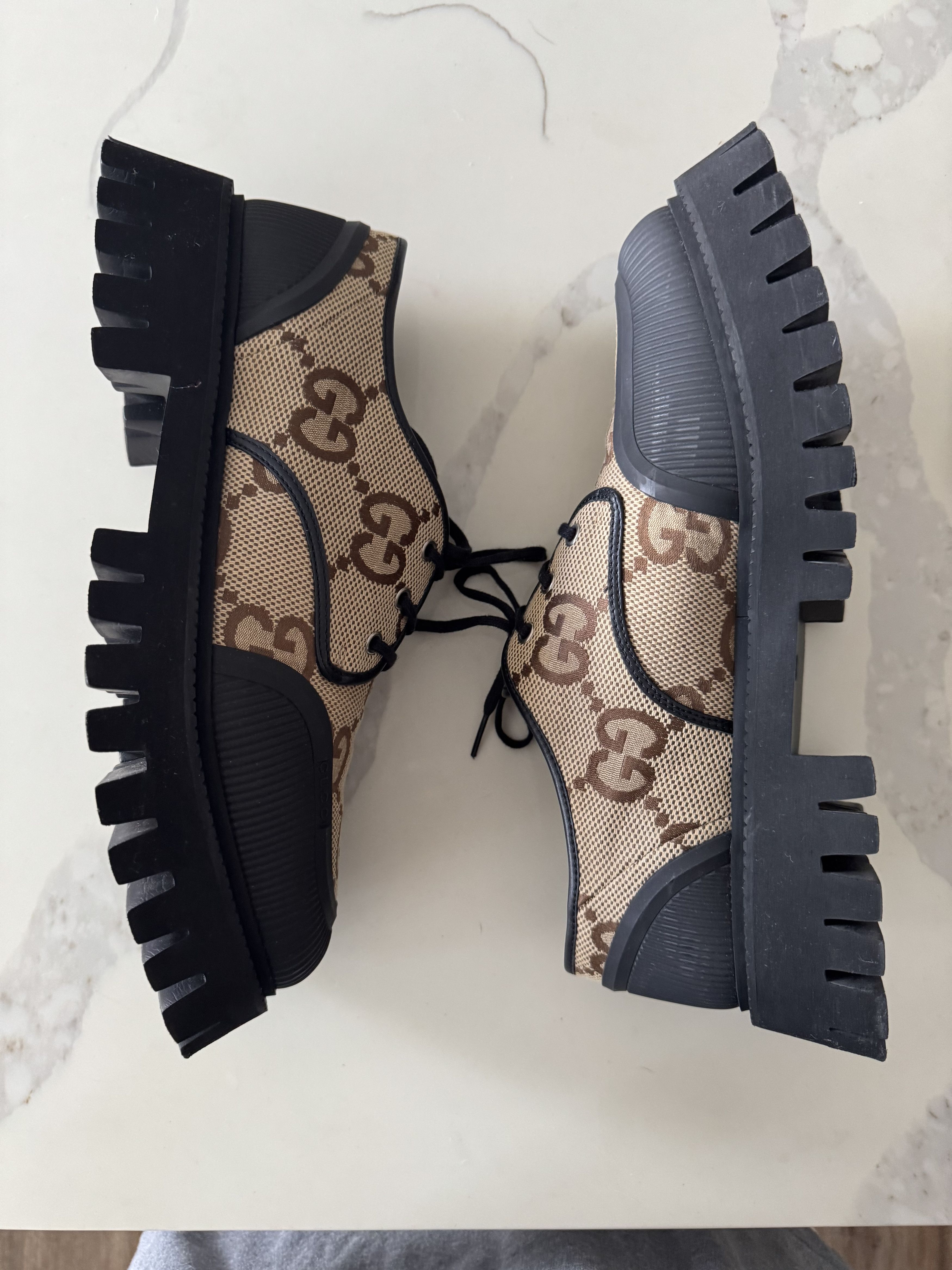 Gucci Gucci Jumbo GG lug sole shoes Size US 11.5 / EU 44-45 - 2 Thumbnail