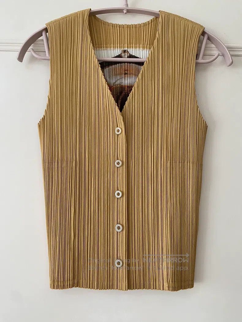 Issey Miyake Issey Miyake Vintage Chinese Light Bulb Vest Size L / US 10 / IT 46 - 5 Thumbnail