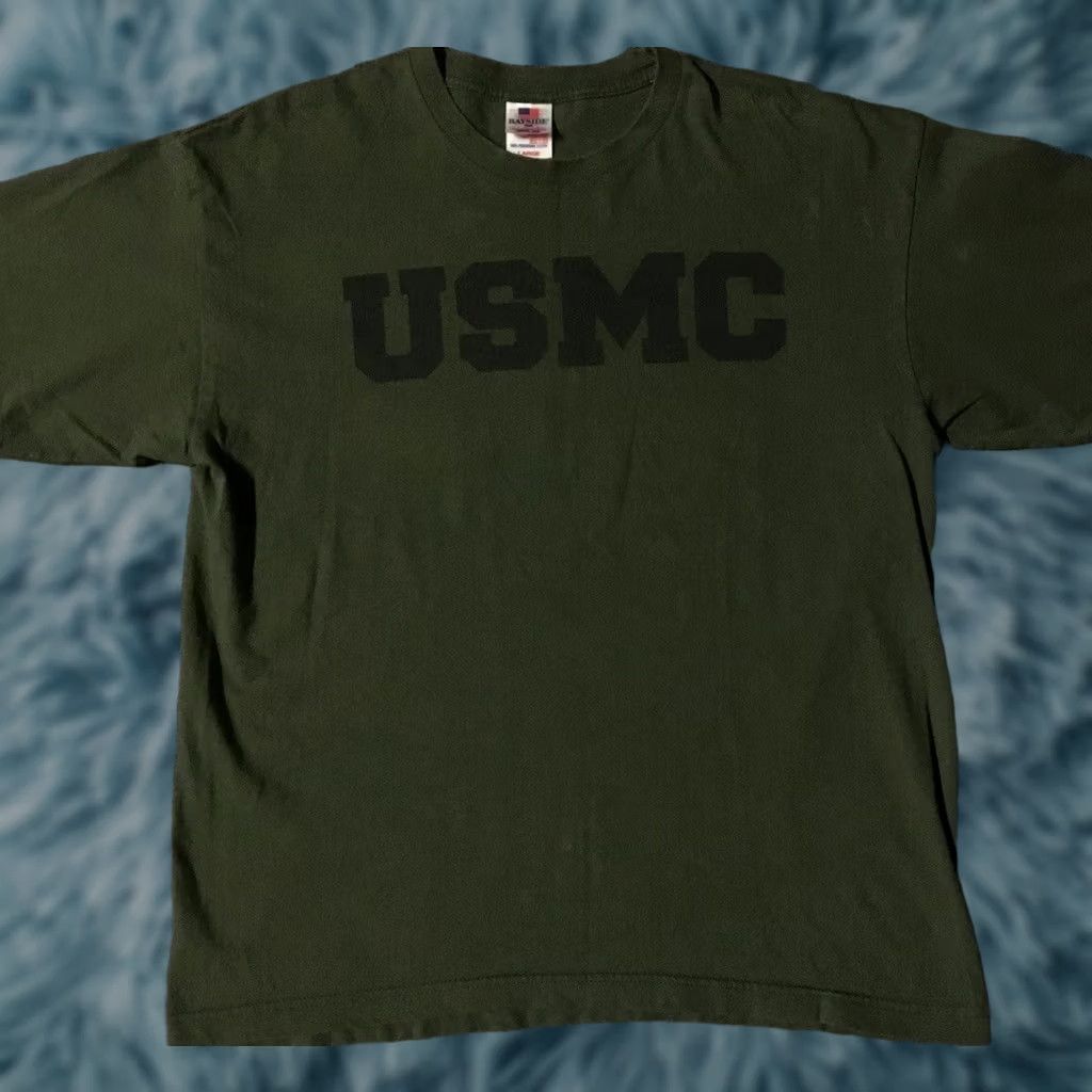 Vintage VINTAGE USMC Shirt M USA Military College Army Grunge 90s Green Nike? Size US M / EU 48-50 / 2 - 1 Thumbnail