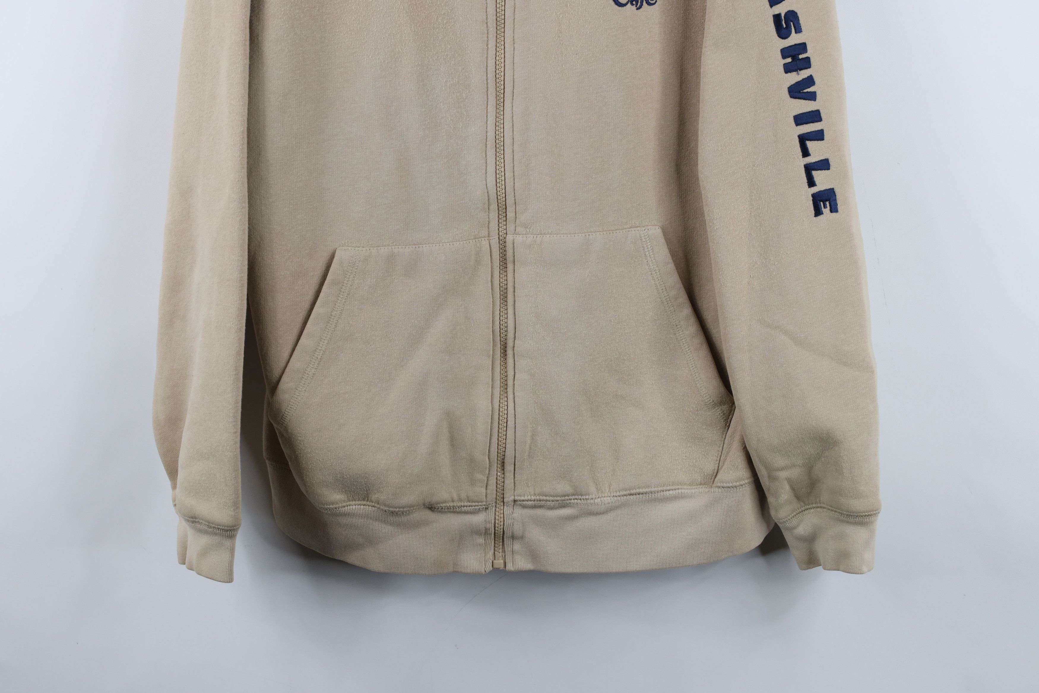 Vintage Vintage Rainforest Cafe Nashville Full Zip Hoodie Beige Size M / US 6-8 / IT 42-44 - 3 Thumbnail