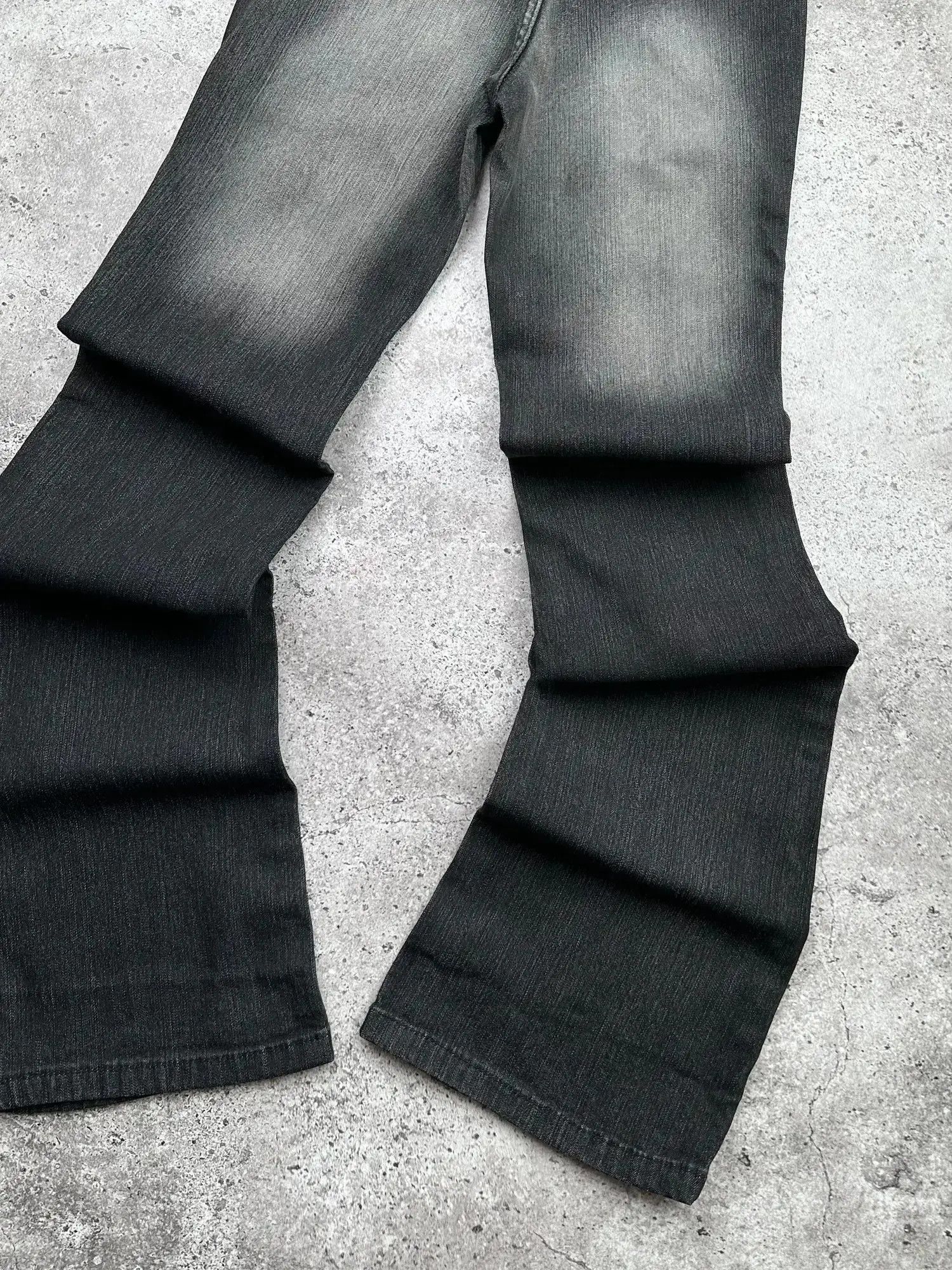 Japanese Brand Vintage Faded Flare Jeans C185(V305) Size 25" / US 0 / IT 36 - 8 Thumbnail