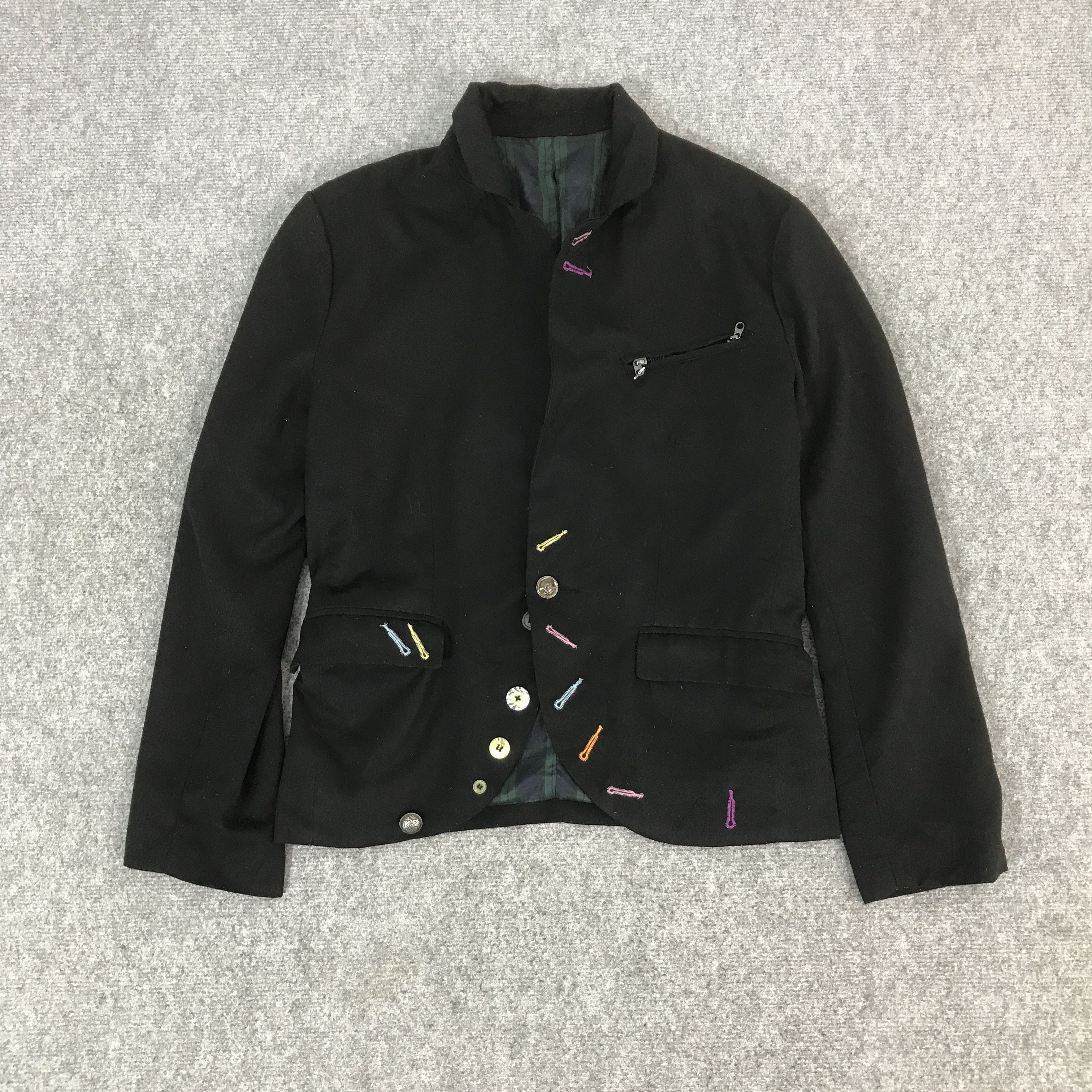 Japanese Brand AUTHENTIC MULTI BUTTON JACKET Size US M / EU 48-50 / 2 - 1 Thumbnail