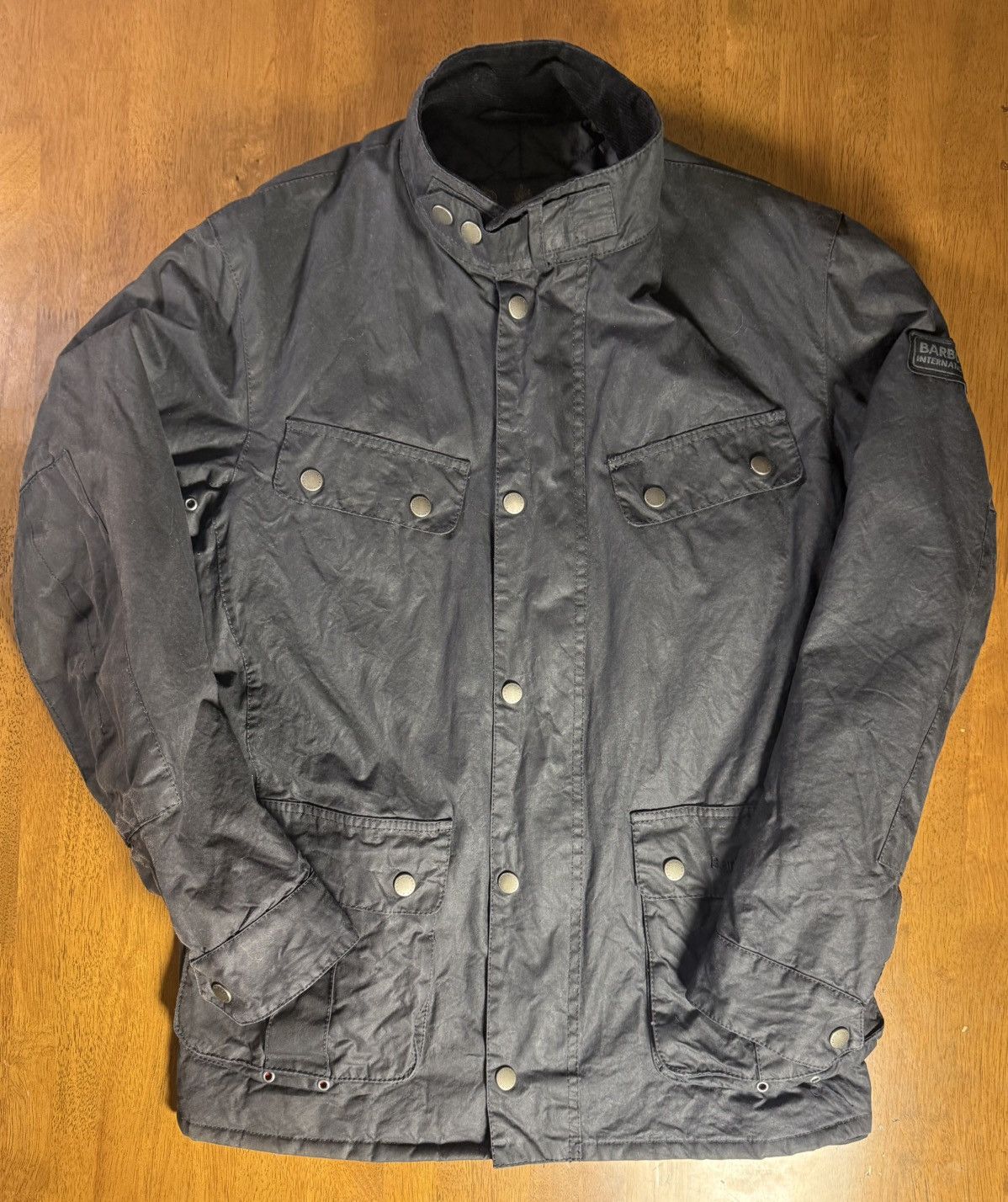 Barbour Barbour International Duke Wax Jacket Black Medium Size US M / EU 48-50 / 2 - 1 Thumbnail