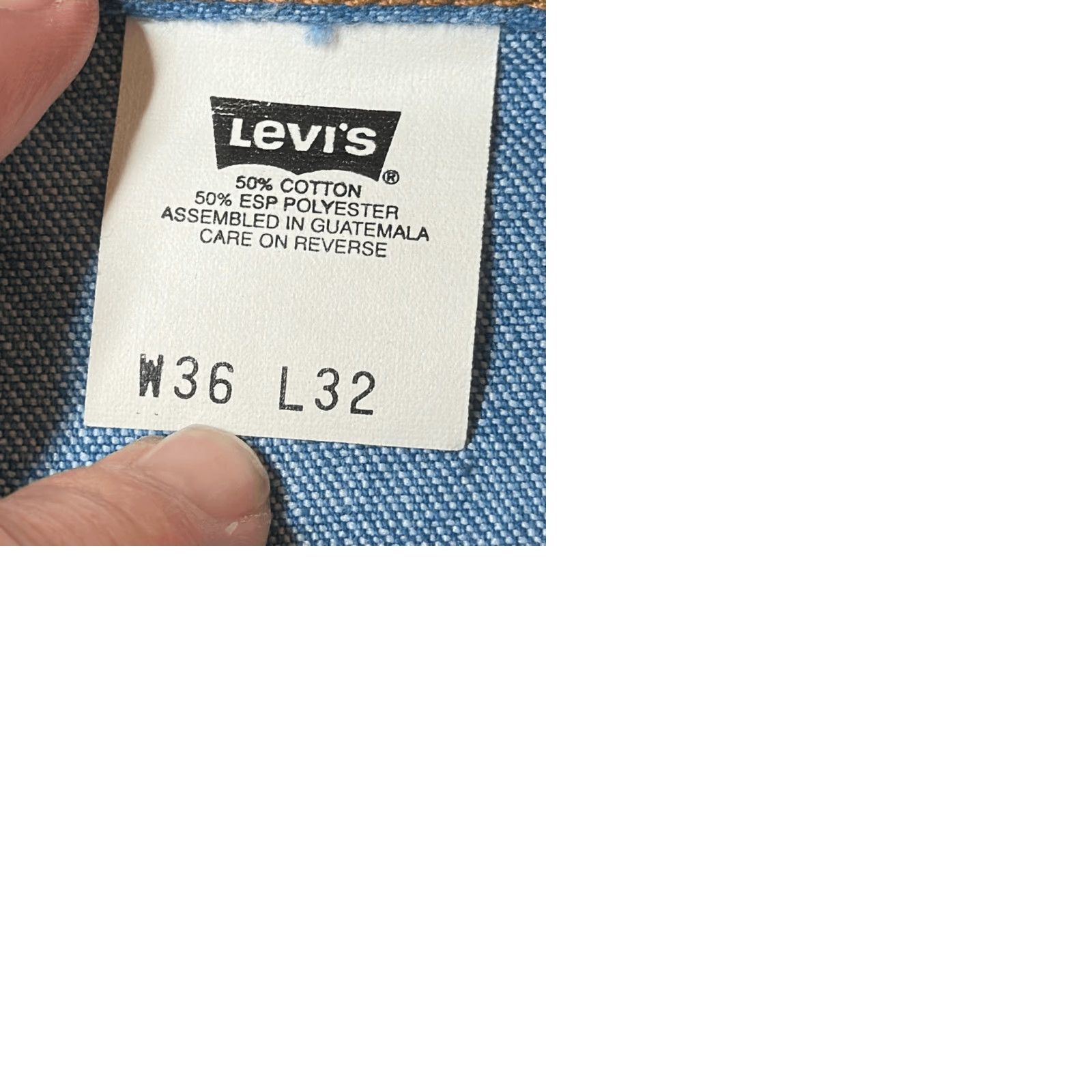 Levi's VINTAGE Levi's Jeans Bootcut Mens 36 32 Light Wash Blue Denim 90s Brown Tab Size US 36 / EU 52 - 9 Thumbnail
