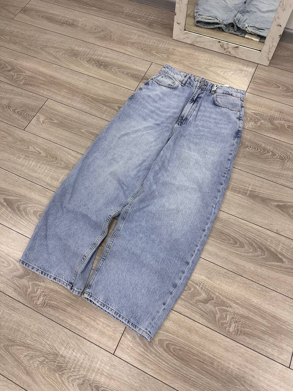 JNCO Baggy Wide Leg Light Jnco Style New Jeans Size US 30 / EU 46 - 4 Thumbnail