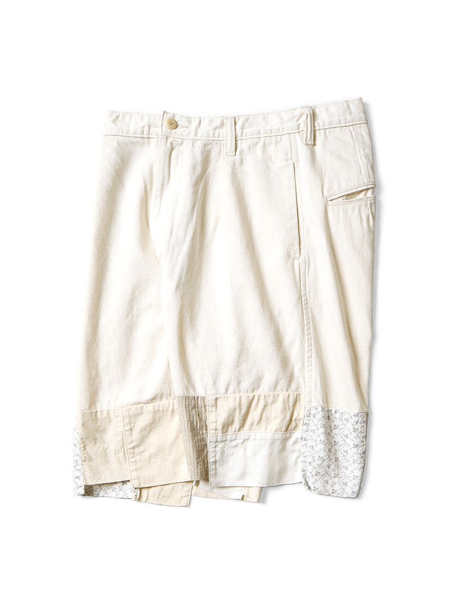 Kapital Kapital 10oz White Denim Shorts Hutelimake Size US 36 / EU 52 - 2 Thumbnail