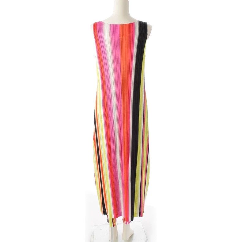 Issey Miyake Issey Miyake size:4 Pink and yellow aurora dress Size XS / US 0-2 / IT 36-38 - 3 Thumbnail