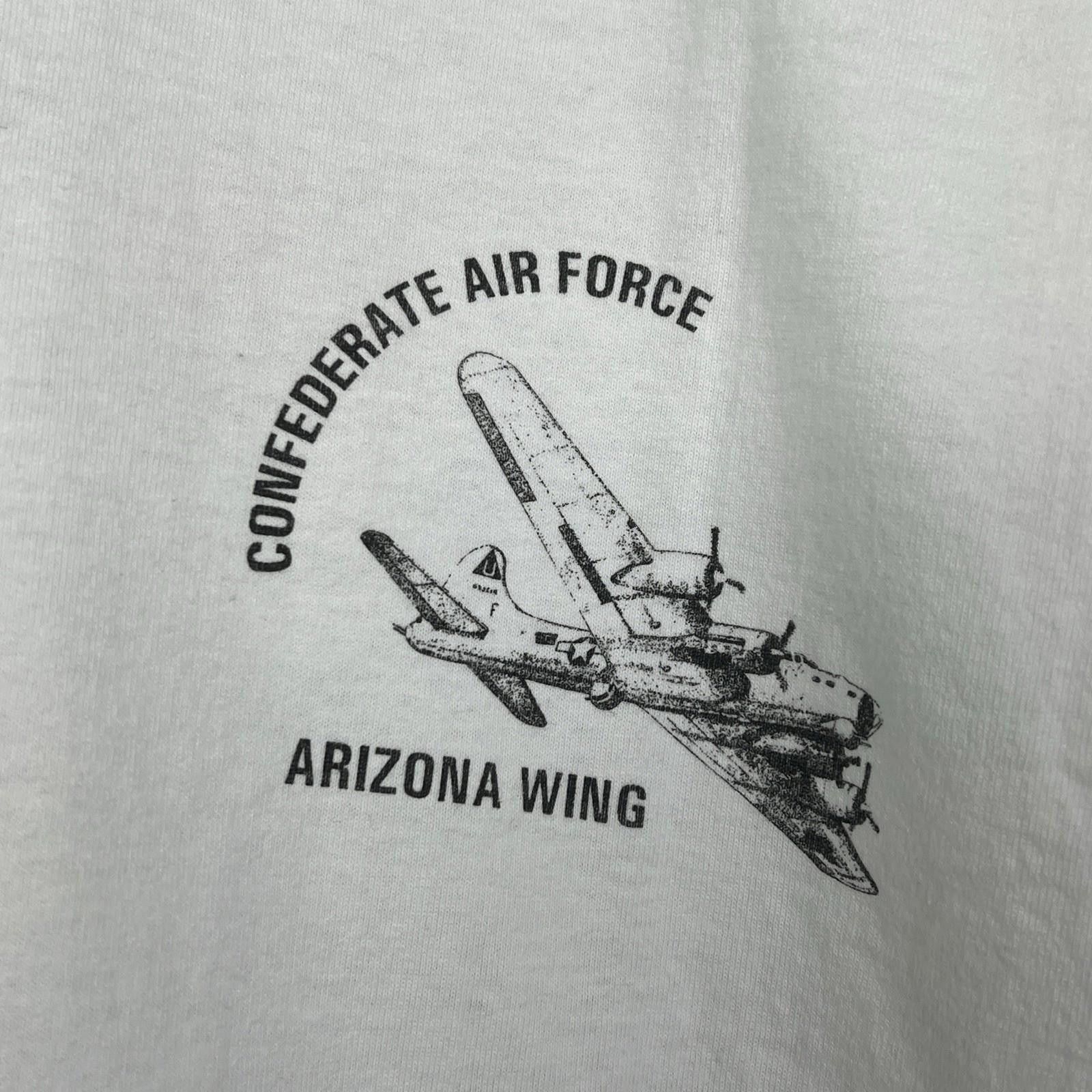 Other Vintage 90s Arizona Air Force Pinup Girl T Shirt White XL Size US XL / EU 56 / 4 - 3 Thumbnail