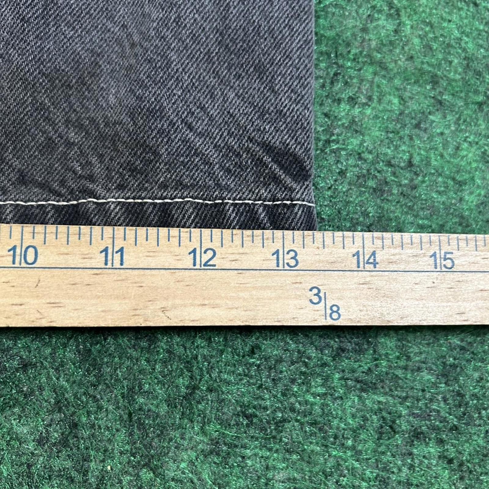 Vintage Black JNCO Baggy Fit Skater Jean Shorts Size 38