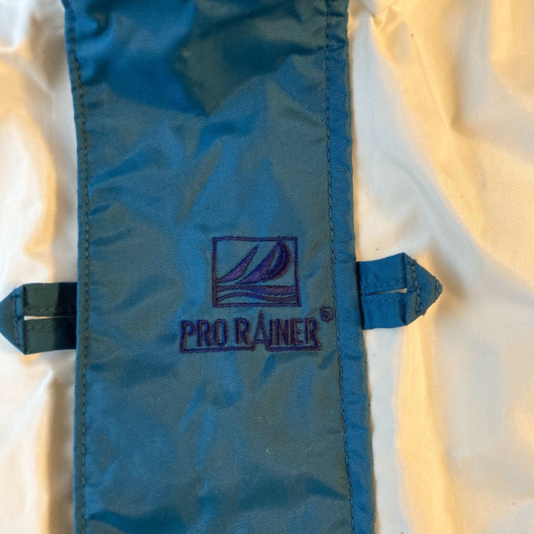 Nautica VINTAGE PRO RAINER Nautical Jacket Coat 2XL Teal Turquoise Ivory Full Zip Hooded Insulated Pockets Navy Coast Pattern: Solid Men Jackets Size US XXL / EU 58 / 5 - 4 Thumbnail