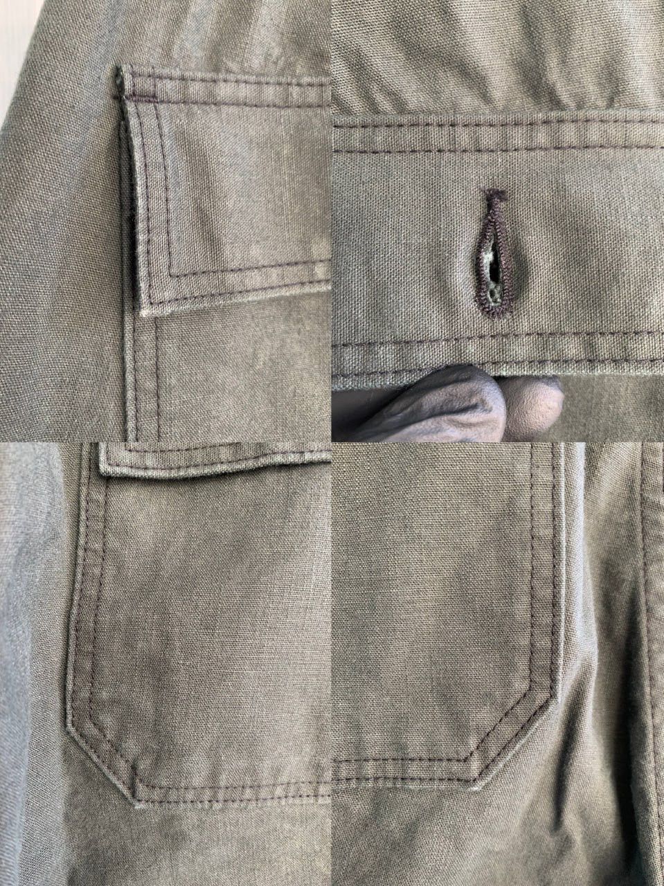 Rogue Territory Rogue Territory USA Green Cotton Tapered Selvedge Trousers Size US 33 - 25 Thumbnail