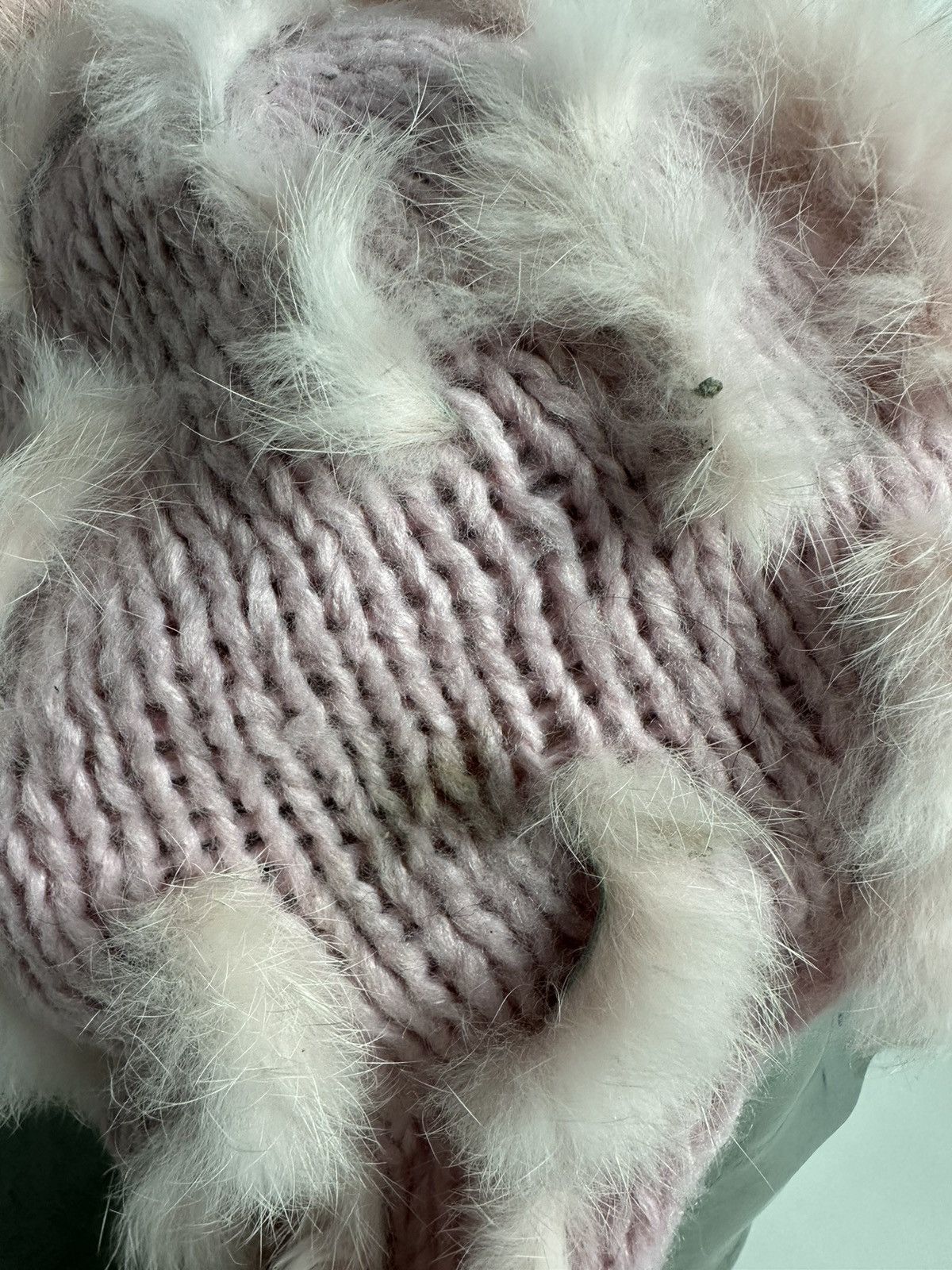 Japanese Brand Pink Trapper Hats Mix Fur Design Size ONE SIZE - 7 Thumbnail