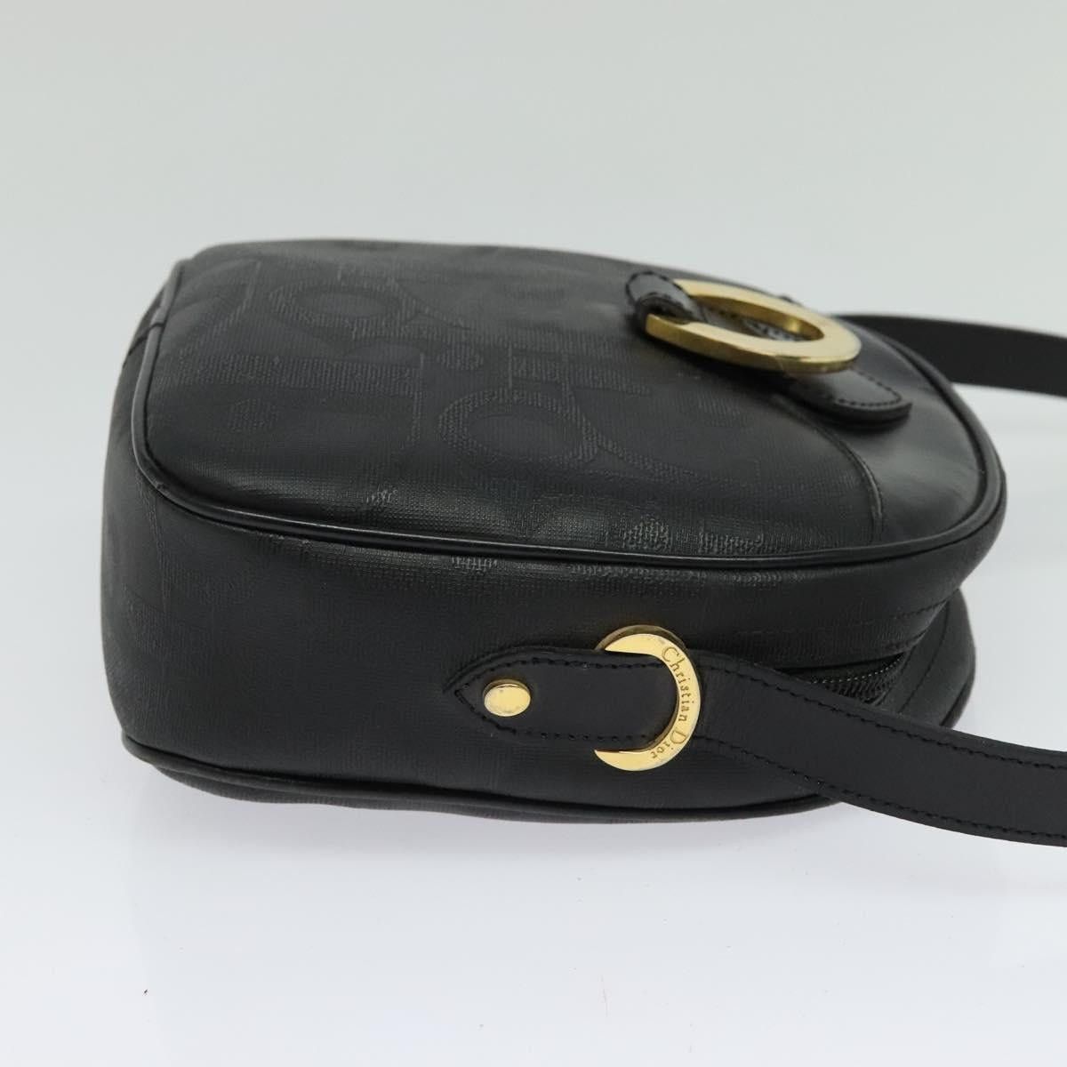 Dior DIOR Trotter Canvas Shoulder Bag Pvc Black Gold Size ONE SIZE - 5 Thumbnail