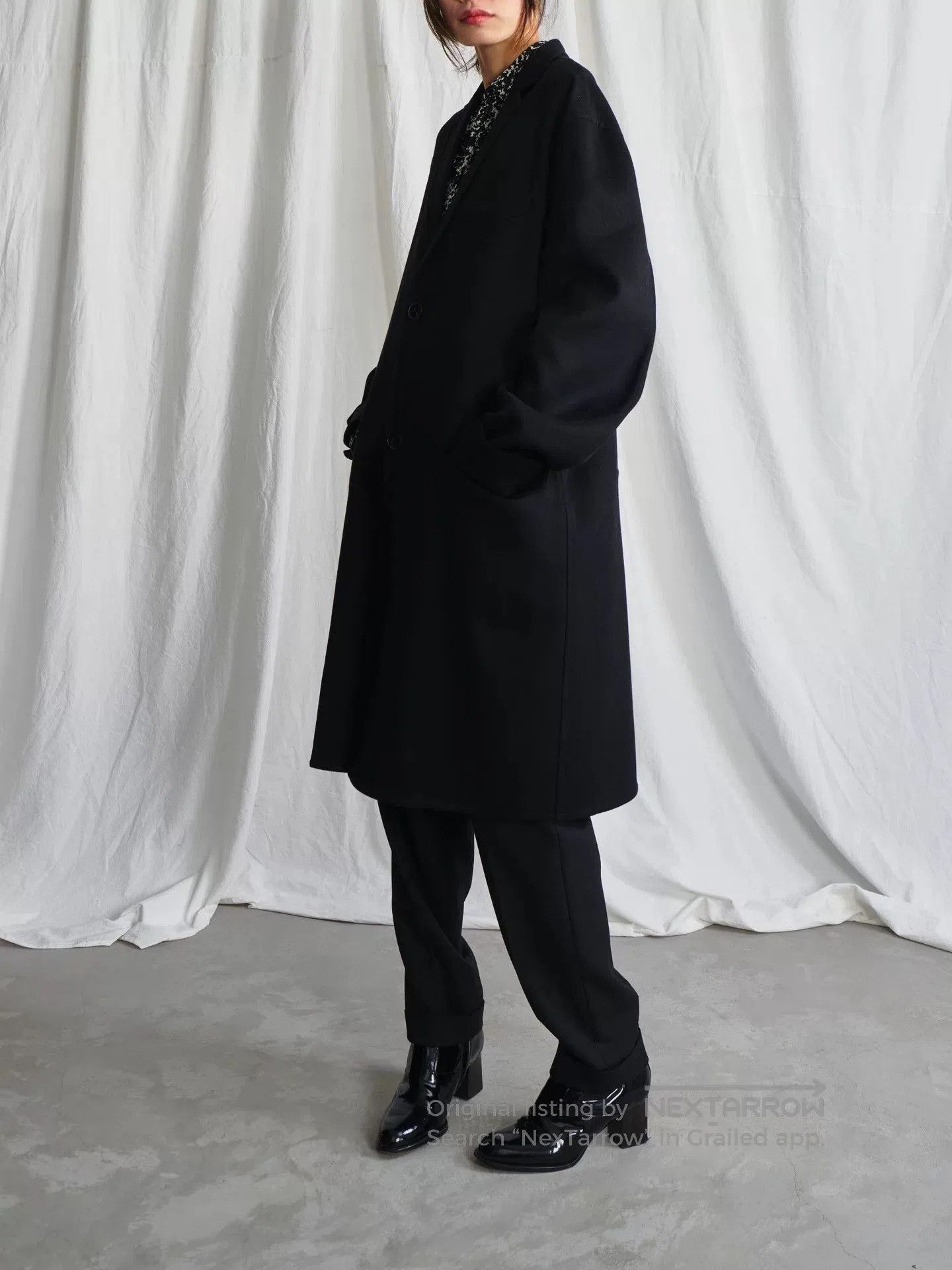 Valentino Valentino Noir Cashmere Blend Coat. Size US S / EU 44-46 / 1 - 4 Thumbnail