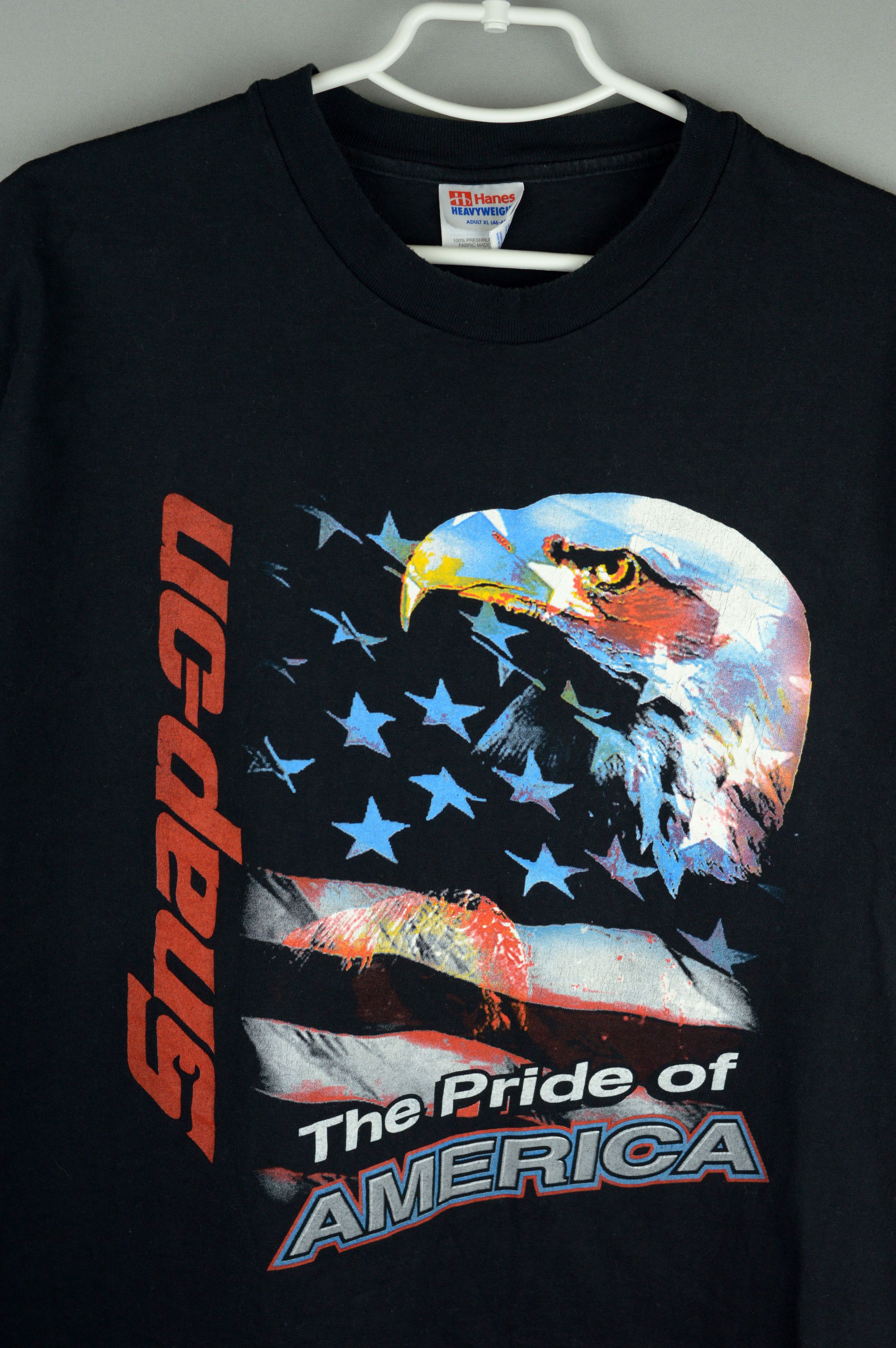 Vintage Vintage Snap On The Pride Of America Bold Eagle 90s t shirt Size US XL / EU 56 / 4 - 2 Thumbnail