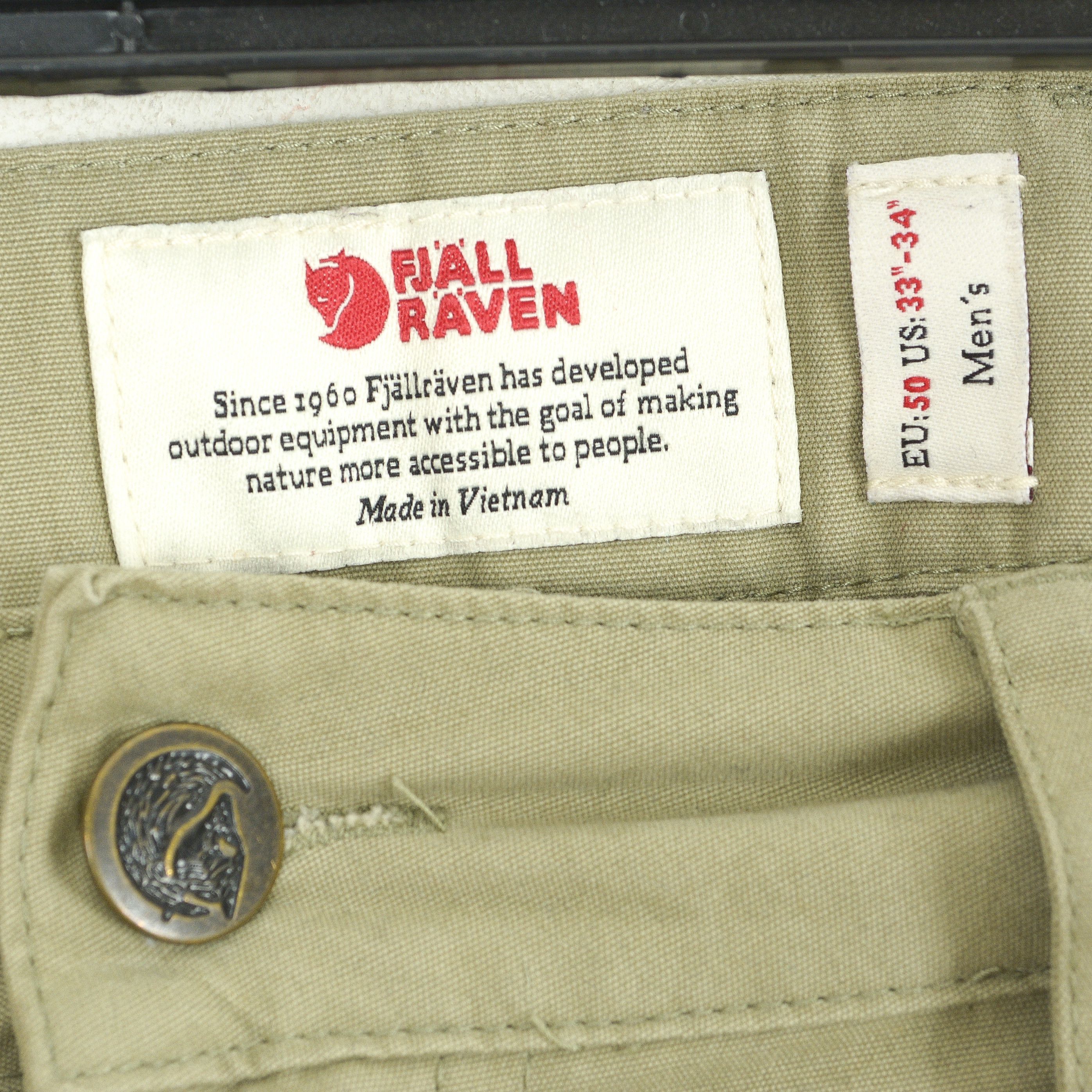 Fjallraven Karl Pro G-1000 Zip Off waxed Pants size 50 trousers Shorts Size US 34 / EU 50 - 6 Thumbnail