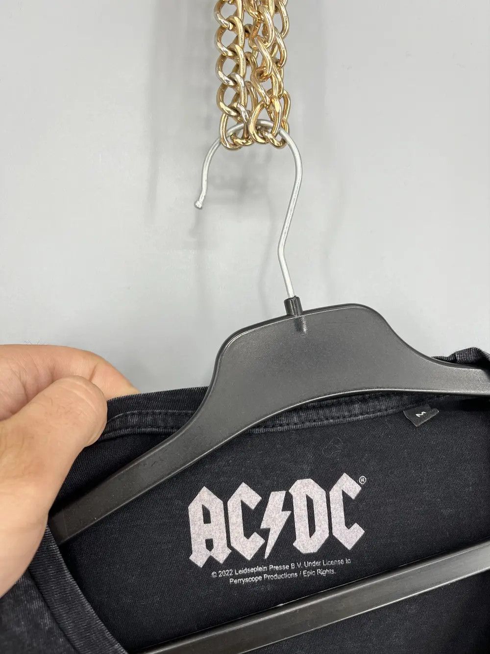 Vintage VINTAGE Y2K ACDC TEE SHIRT BAND TEE SIZE M Size US M / EU 48-50 / 2 - 7 Thumbnail