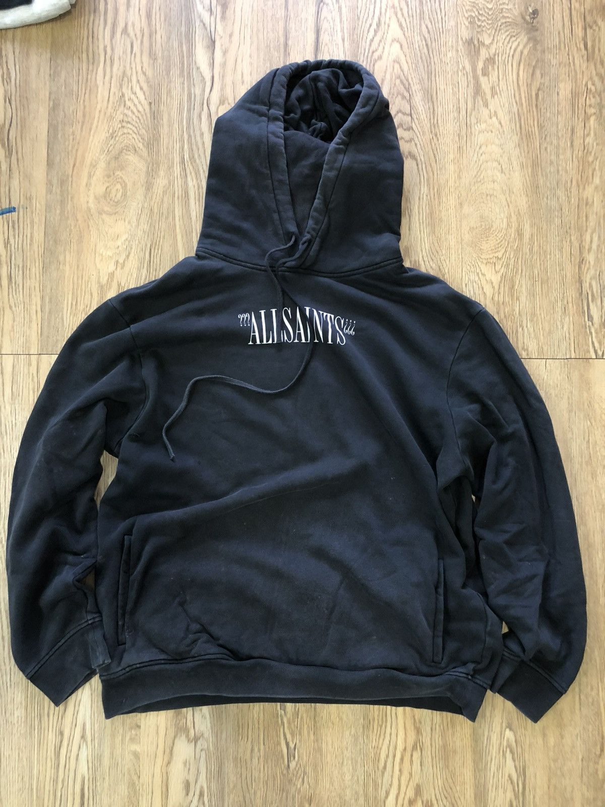 Allsaints Allsaints fade black hoodie Size US M / EU 48-50 / 2 - 1 Thumbnail