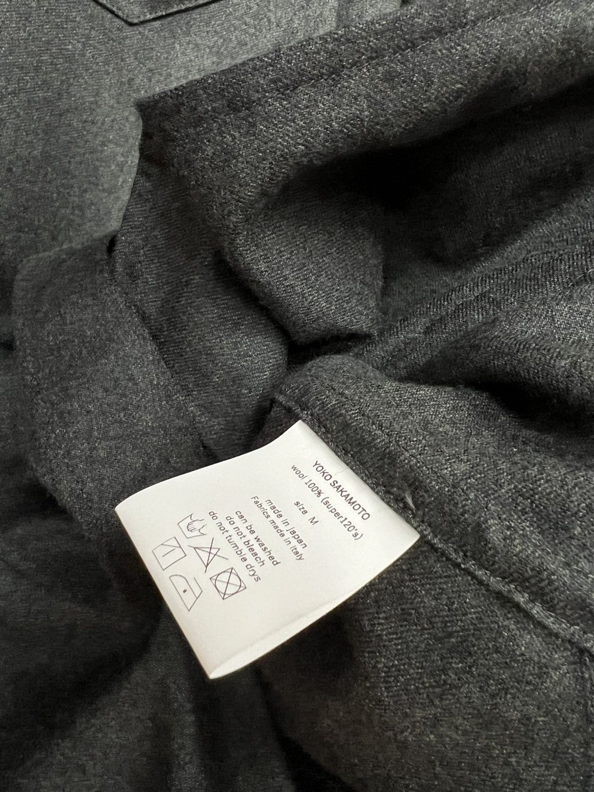 YOKO SAKAMOTO Yoko Sakamoto - Wool Shirt Size US M / EU 48-50 / 2 - 4 Thumbnail