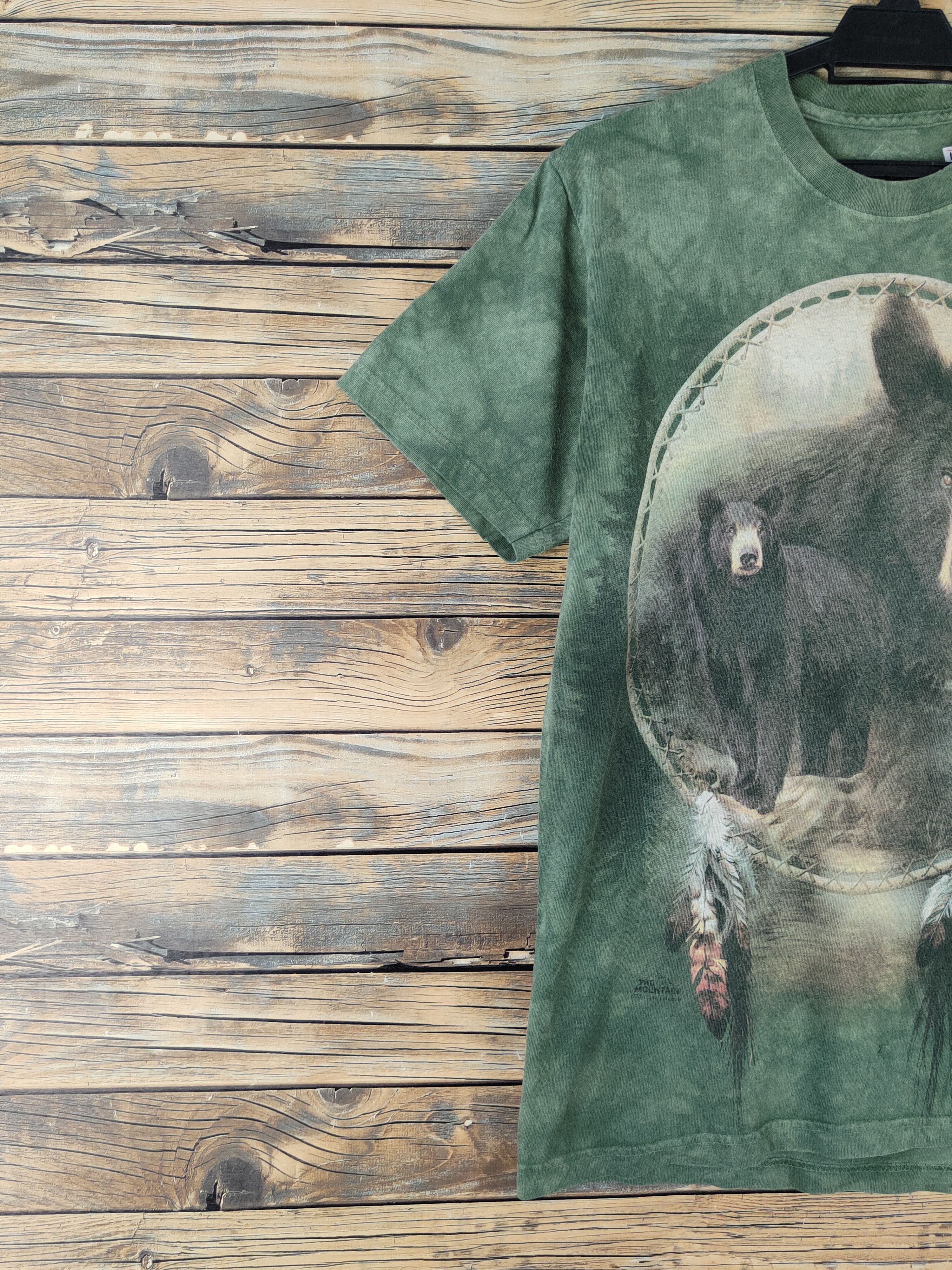 The Mountain DL The Mountain Green Faded Short Sleeve T-shirt #1036 Size US S / EU 44-46 / 1 - 4 Thumbnail