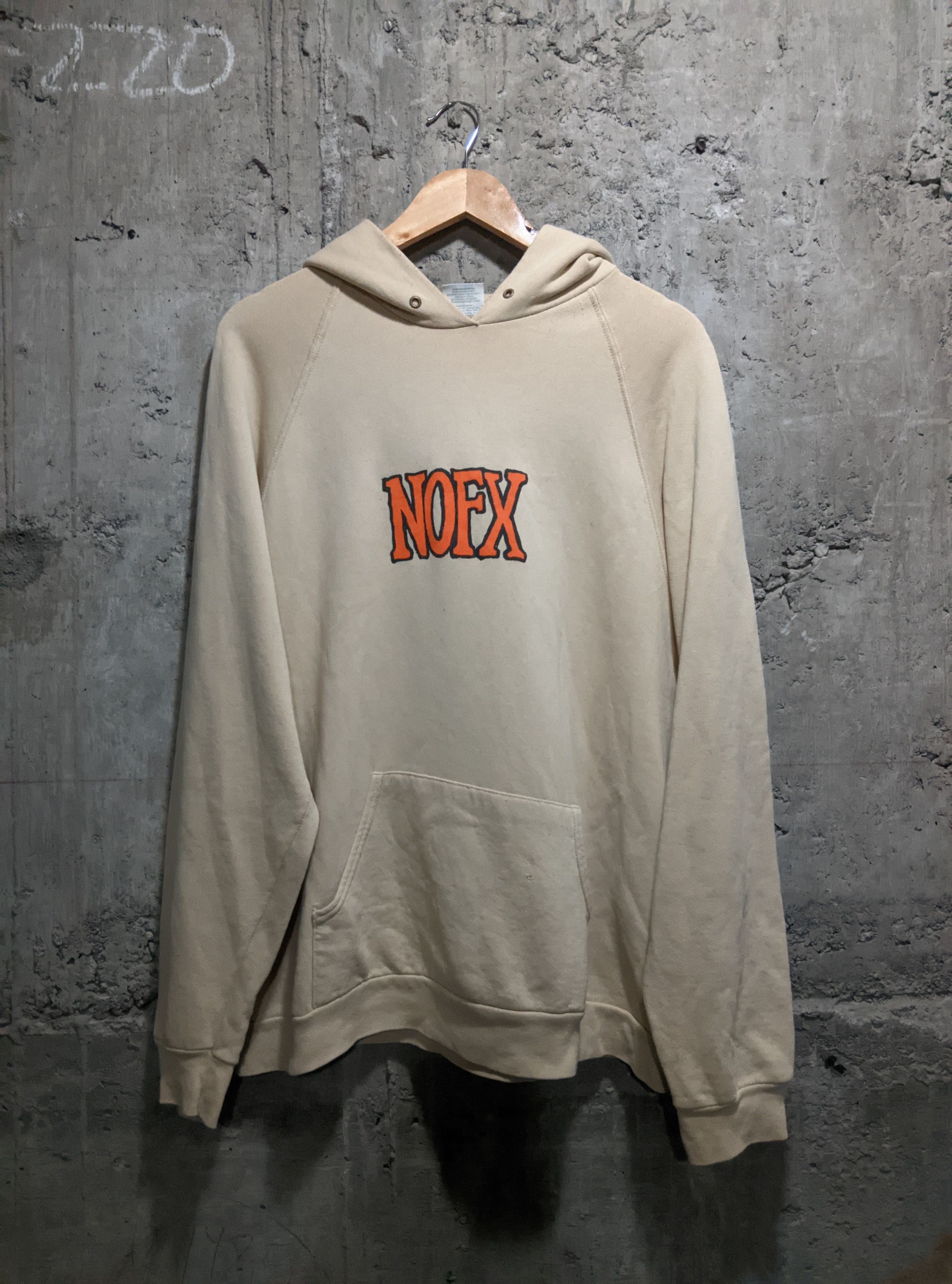 Band Tees × Vintage Vintage 1994 nofx euro tour skate punk hoodie Size US XL / EU 56 / 4 - 1 Thumbnail