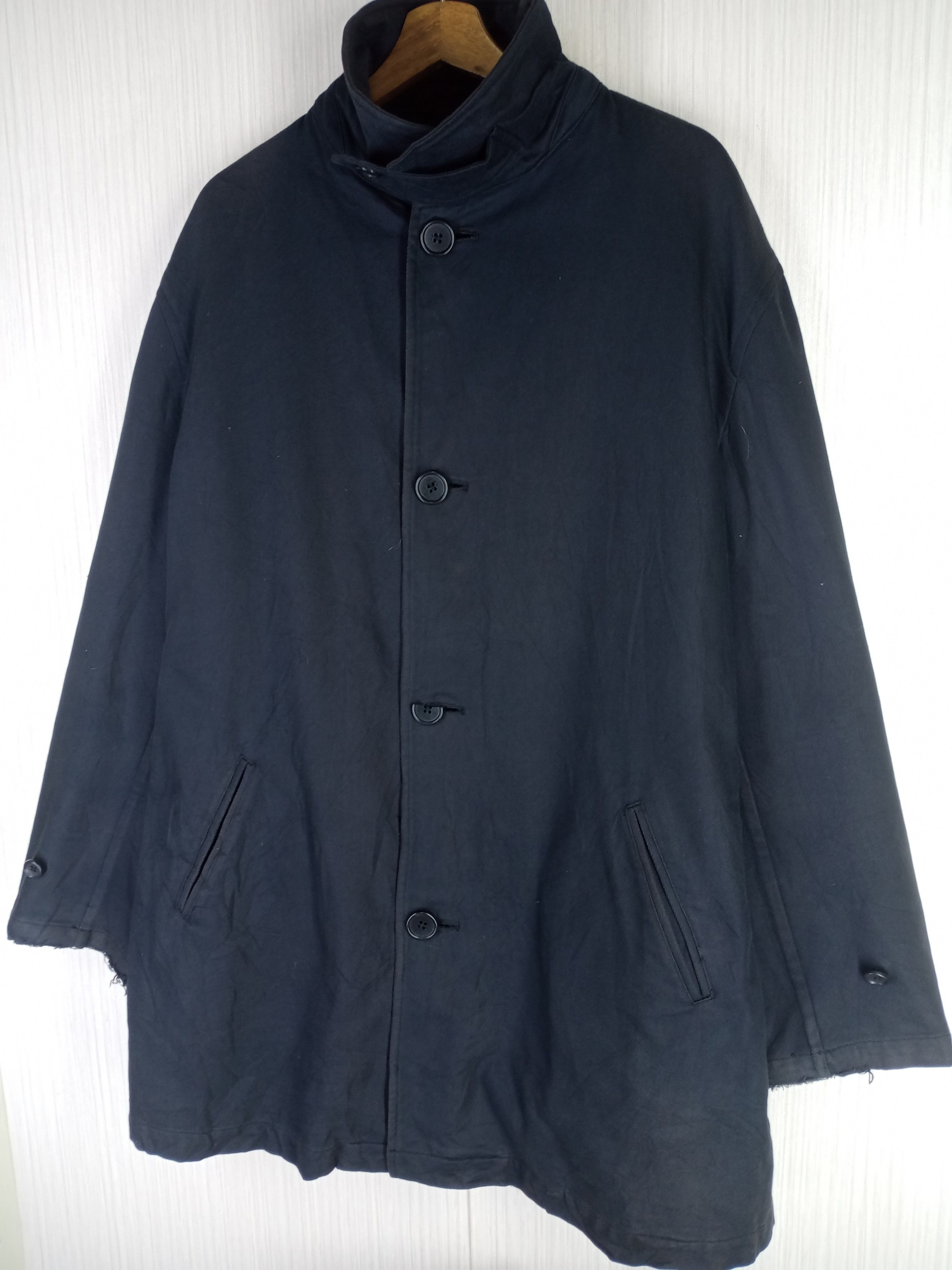 Yohji Yamamoto Yohji Yamamoto Y's For Men Belted Laine Wool Coat Jacket Size US XL / EU 56 / 4 - 3 Thumbnail