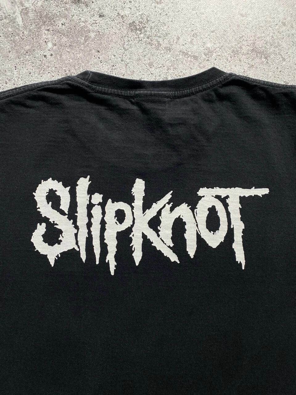 Band Tees VINTAGE 00s SLIPKNOT SELF TITLED ALBUM NU METAL BAND TEE Size US S / EU 44-46 / 1 - 6 Thumbnail