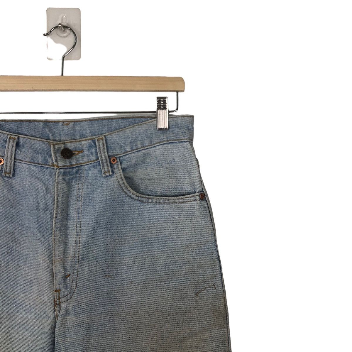 Levi's 🔥VINTAGE LEVI’S DENIM JEANS STRAIGHT LOOSE CUT MADE IN USA Size US 30 / EU 46 - 4 Thumbnail