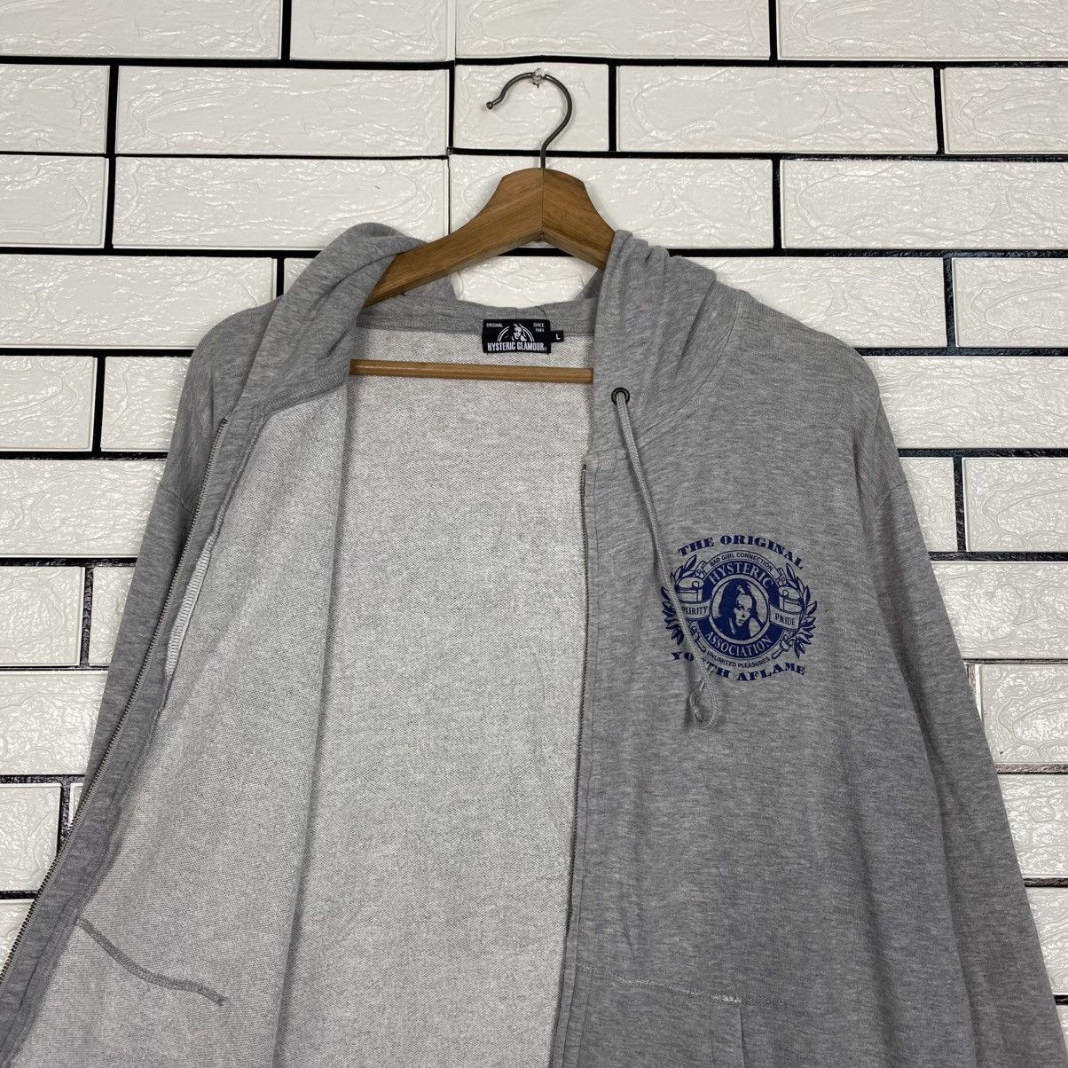 Hysteric Glamour 📌Zipper Hoodie Youth Aflame Hysteric Glamour Big Logo Size US L / EU 52-54 / 3 - 13 Thumbnail