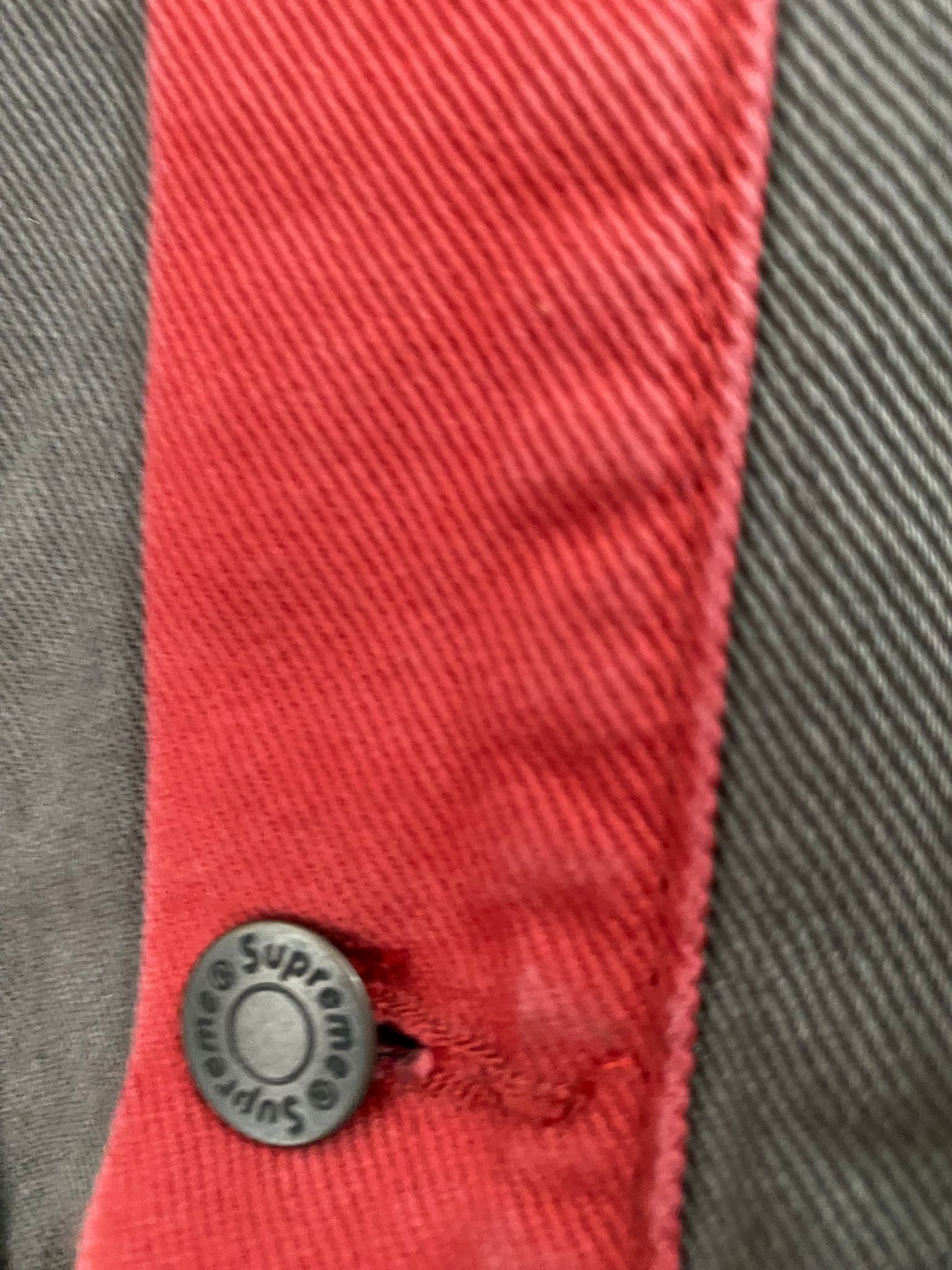 Supreme 2-Tone Paneled Denim Jacket Size US L / EU 52-54 / 3 - 6 Thumbnail