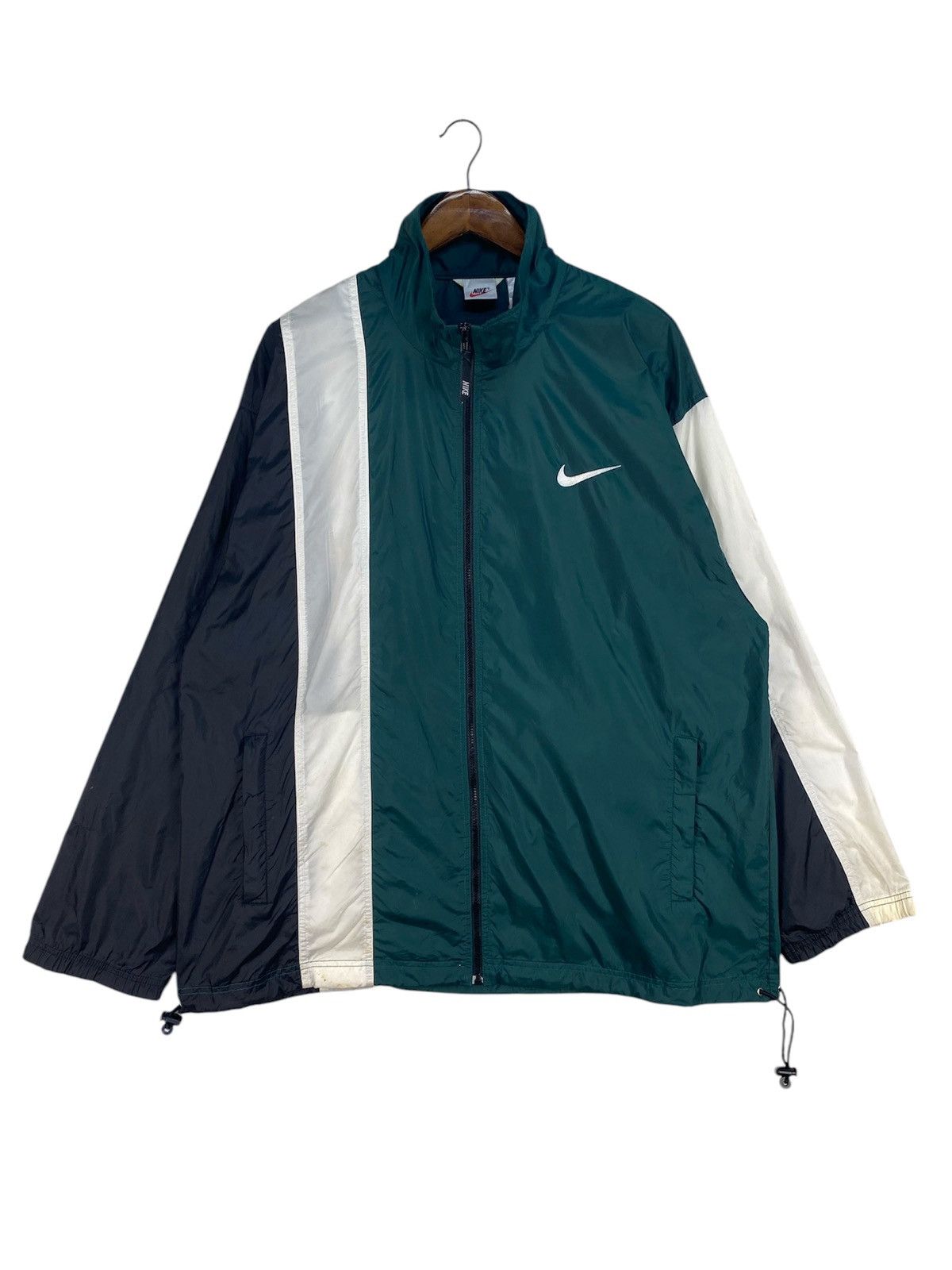 Nike × Vintage 💥RARE💥VINTAGE NIKE EMBROIDERY SMALL LOGO JACKET Size US L / EU 52-54 / 3 - 1 Thumbnail