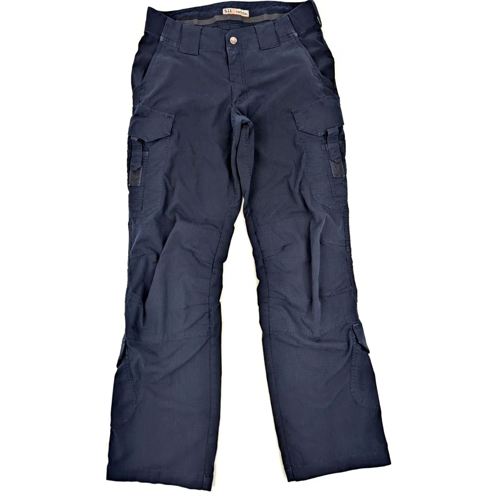 Vintage 5.11 Tactical Ripstop Cargo Pants Women 10 Regular Navy Blue Size 32" / US 10 / IT 46 - 2 Thumbnail
