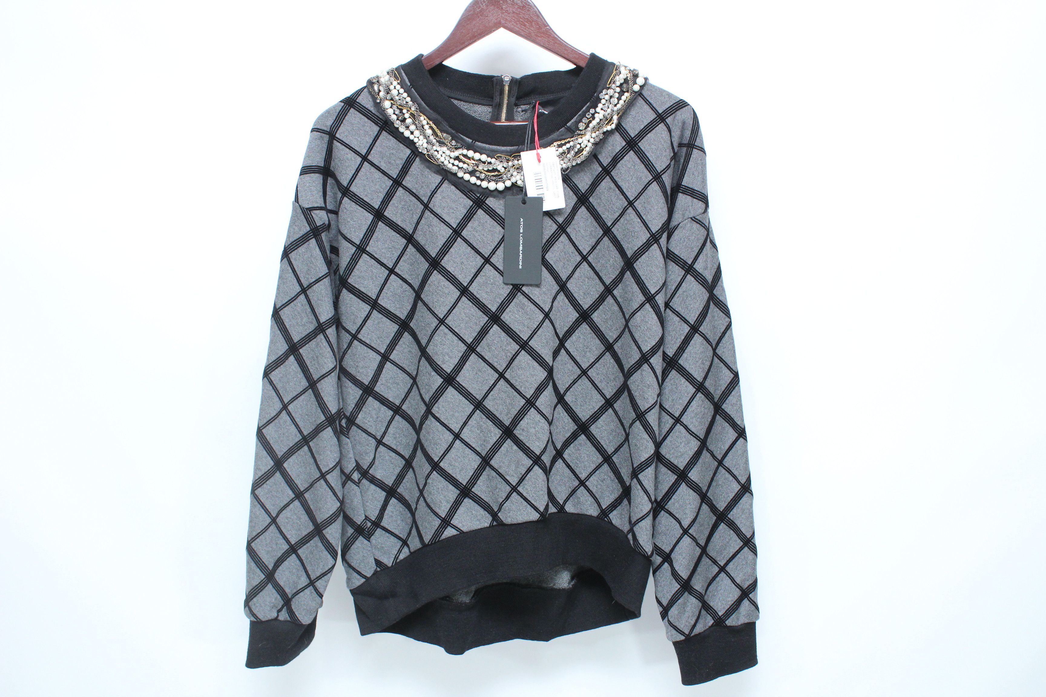 Vintage Atos Lombardini Sweater Womens Size 44 New Authentic Size M / US 6-8 / IT 42-44 - 2 Thumbnail