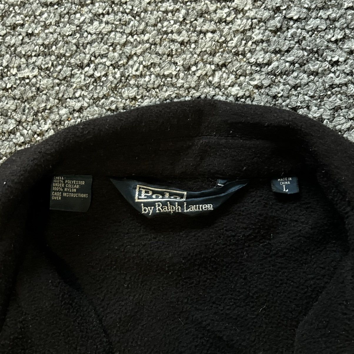 Polo Ralph Lauren × Vintage 90S Polo Ralph Lauren PRL Fleece Basic Sherpa Light Jacket Size US L / EU 52-54 / 3 - 5 Thumbnail