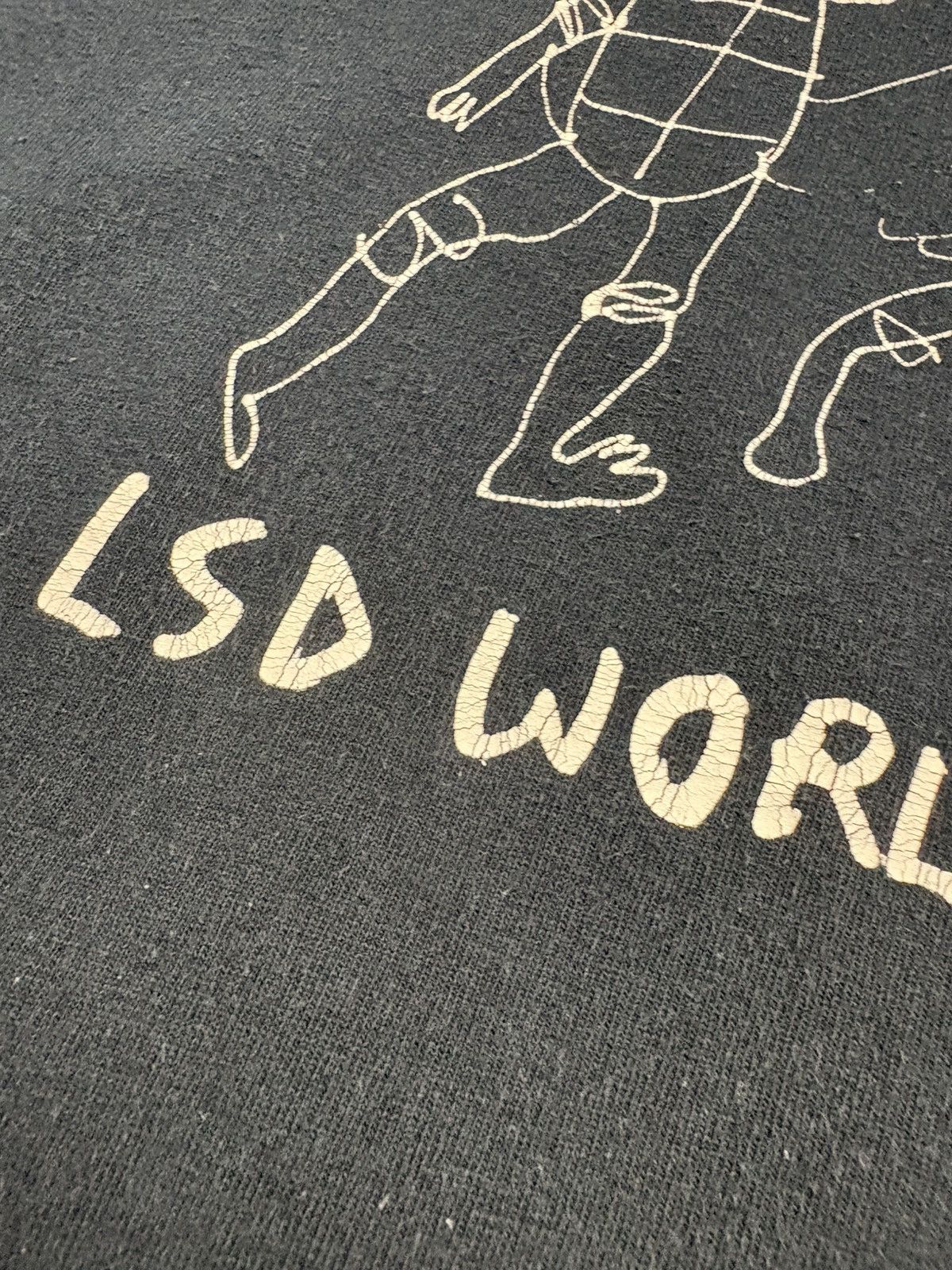 GX1000 GX1000 LSD World Peace Graphic T-Shirt Black Skateboard Y2K Size US M / EU 48-50 / 2 - 6 Thumbnail