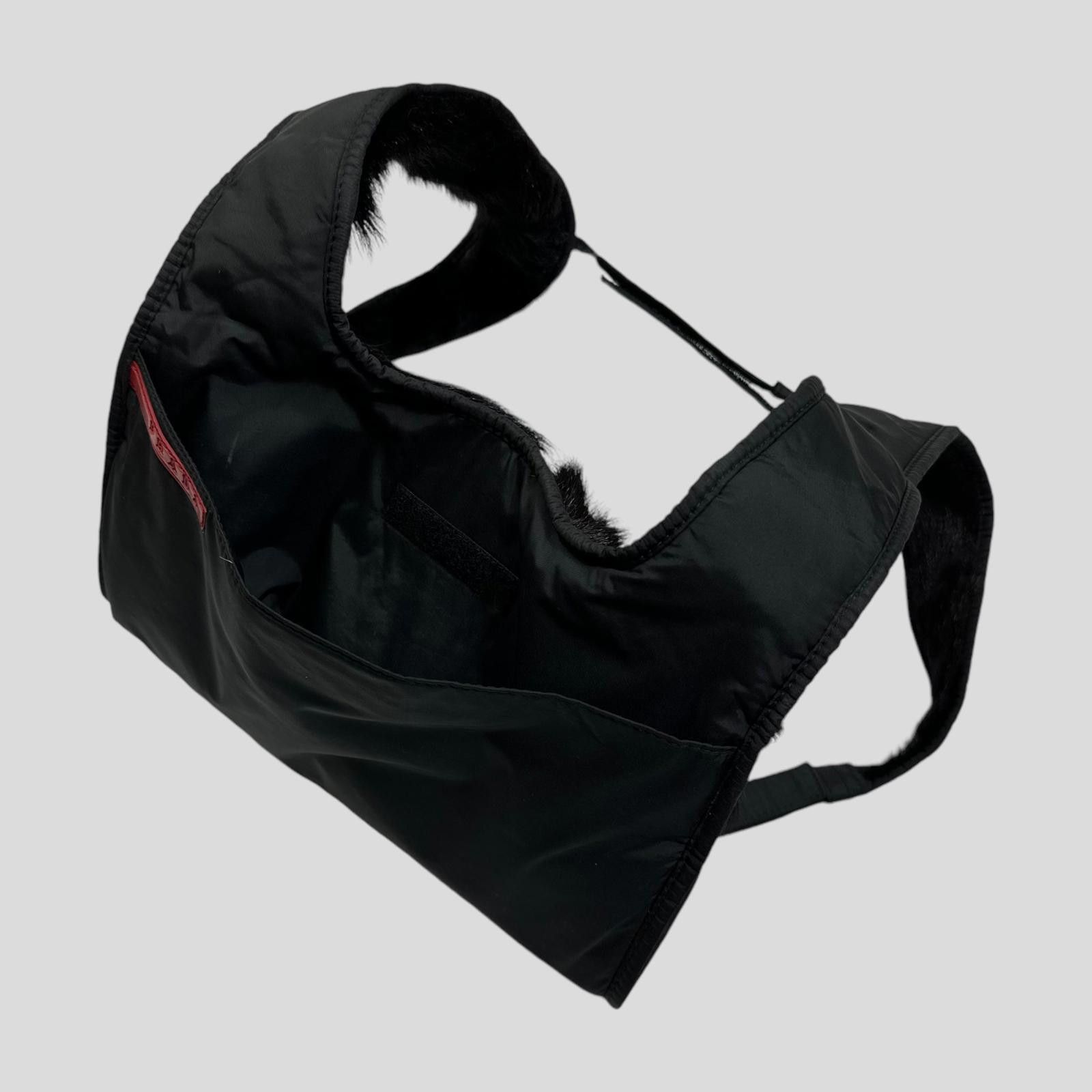 Prada Prada Sport 1999 Goat Fur Reversible Chest Rig / Backpack Size ONE SIZE - 11 Thumbnail