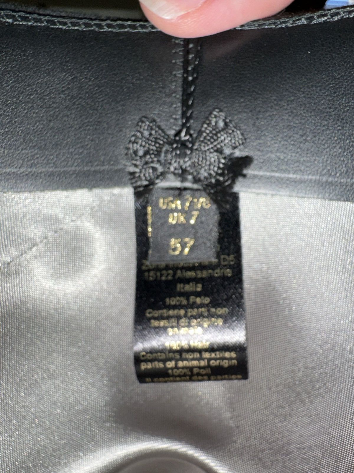 Borsalino Borsalino The Bogart Cut 1 Gray Fur Felt Size 57 (US 7-1/8) Size ONE SIZE - 8 Thumbnail