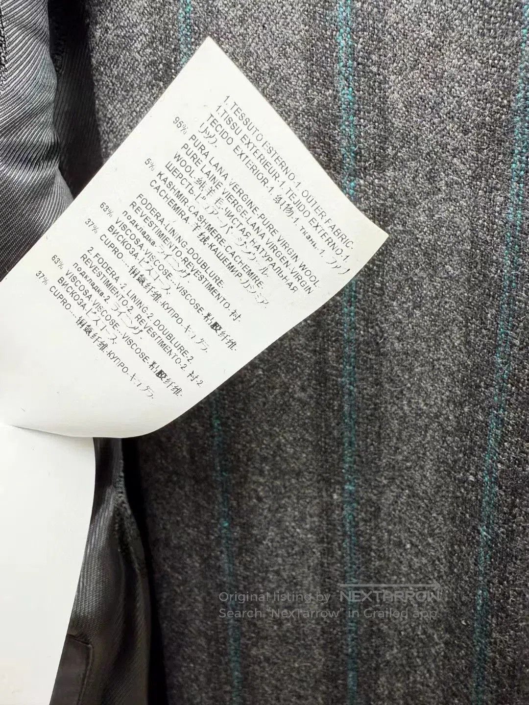 Versace VERSACE Wool Cashmere Suit Set. Size US XL / EU 56 / 4 - 8 Thumbnail